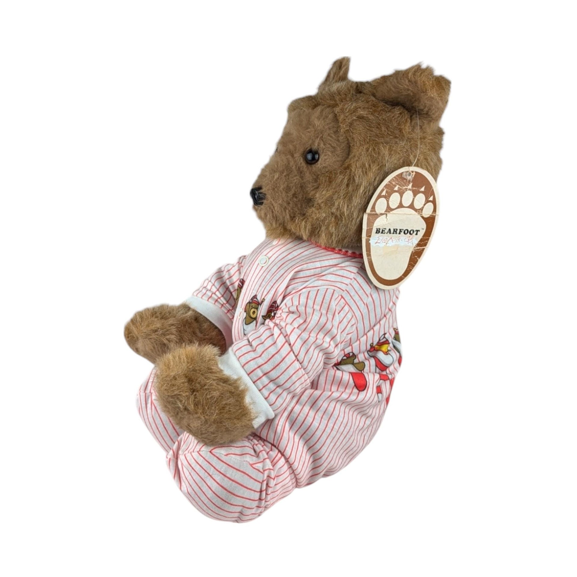 Vintage 1980s R Dakin Bearfoot Bear Plush Pillow Pet