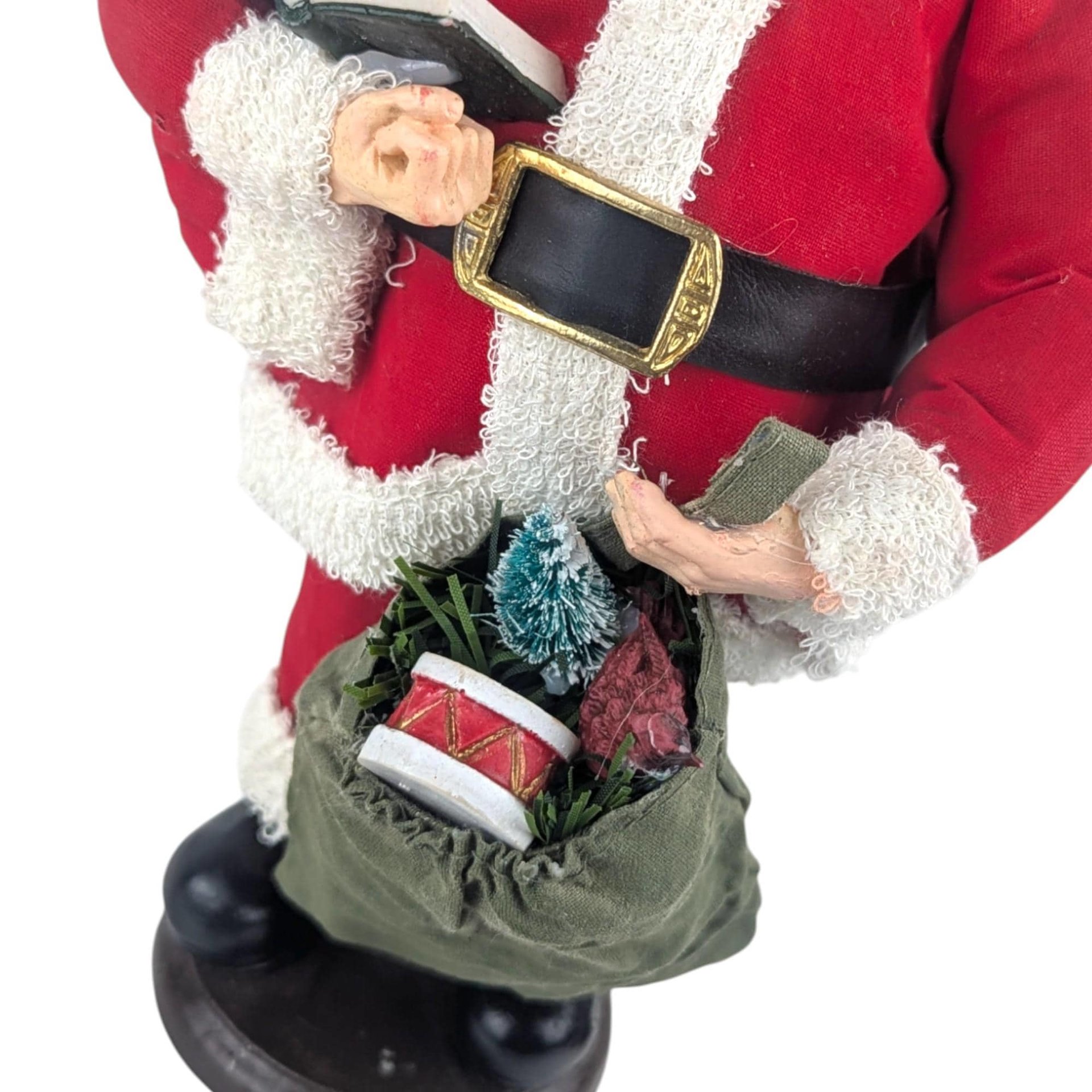 Vintage Resin Santa Claus Figurine