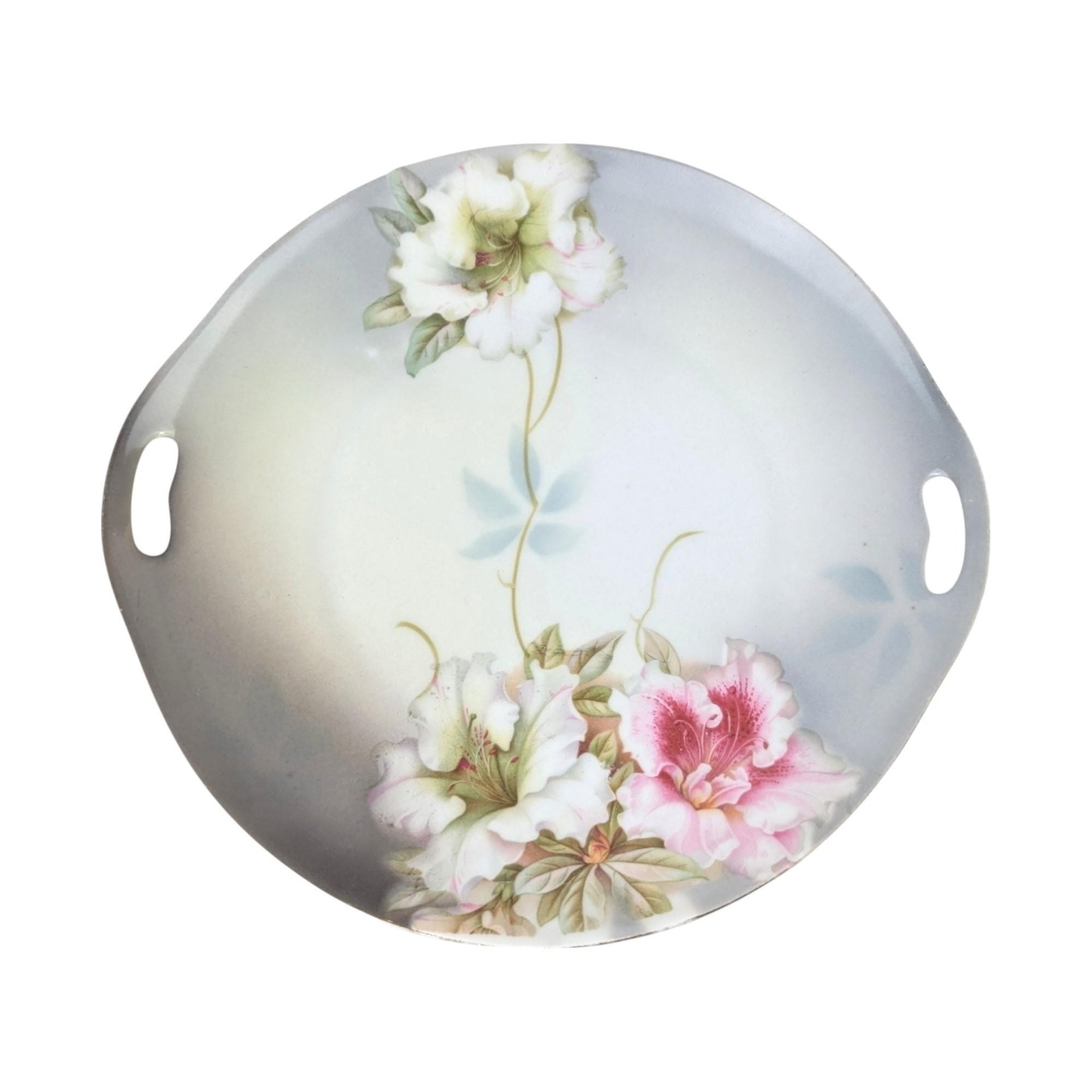 PV Vessra Germany Hand-Painted Floral Plate
