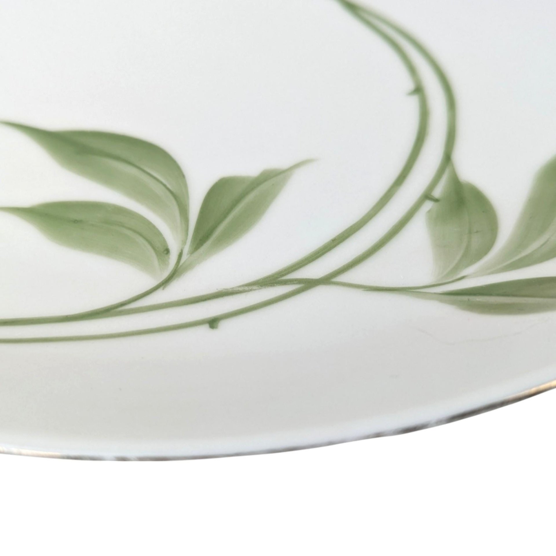 Z.S. & Co. Bavaria Floral Porcelain Handled Plate