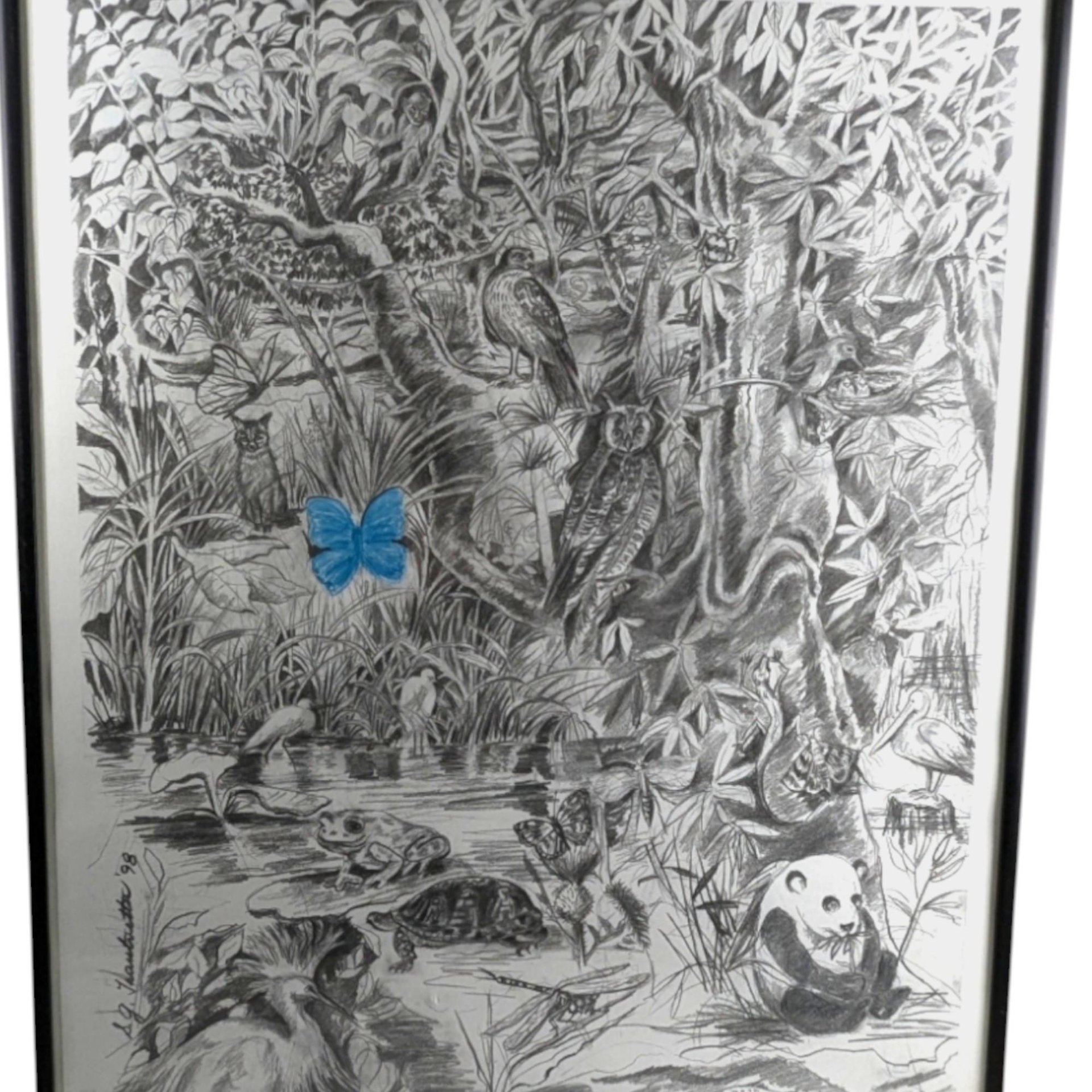 1998 S.G. Thautatta Framed Nature Art Print