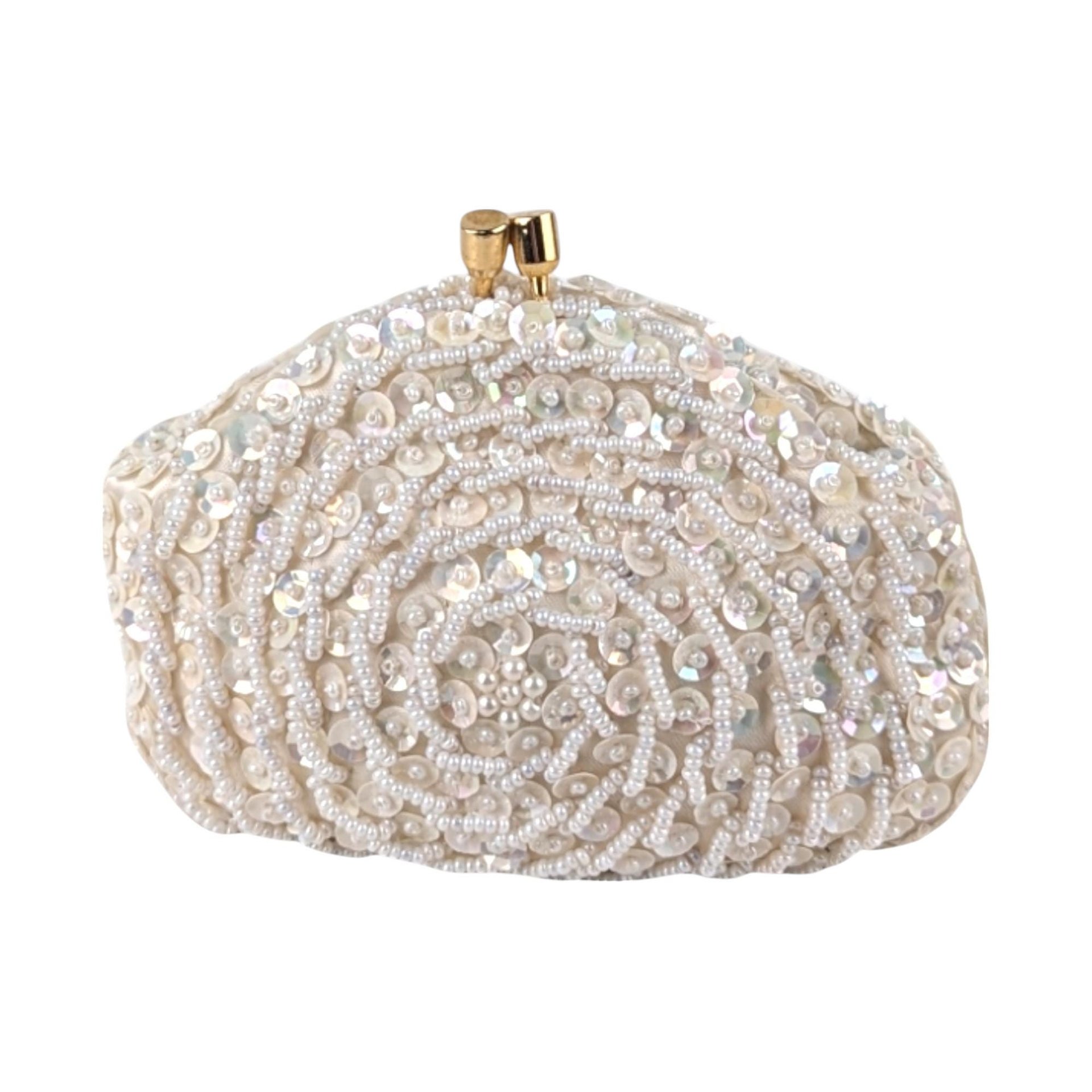 Vintage Princess Gardner Beaded Sequin Coin Purse