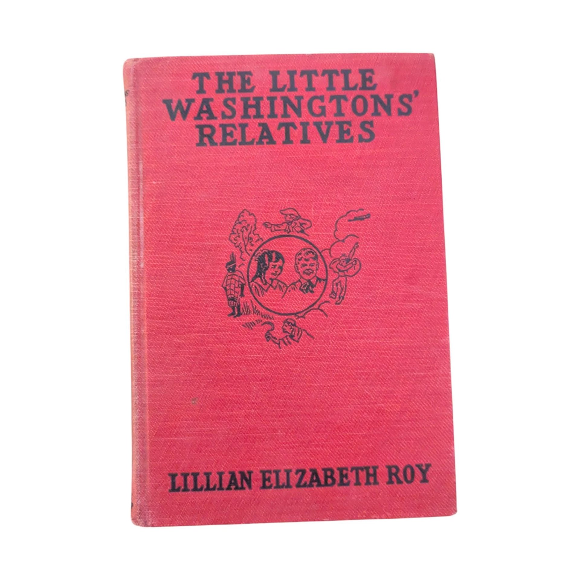1918 Antique Children's Book Set: The Little Washingtons by Lillian Elizabeth Roy