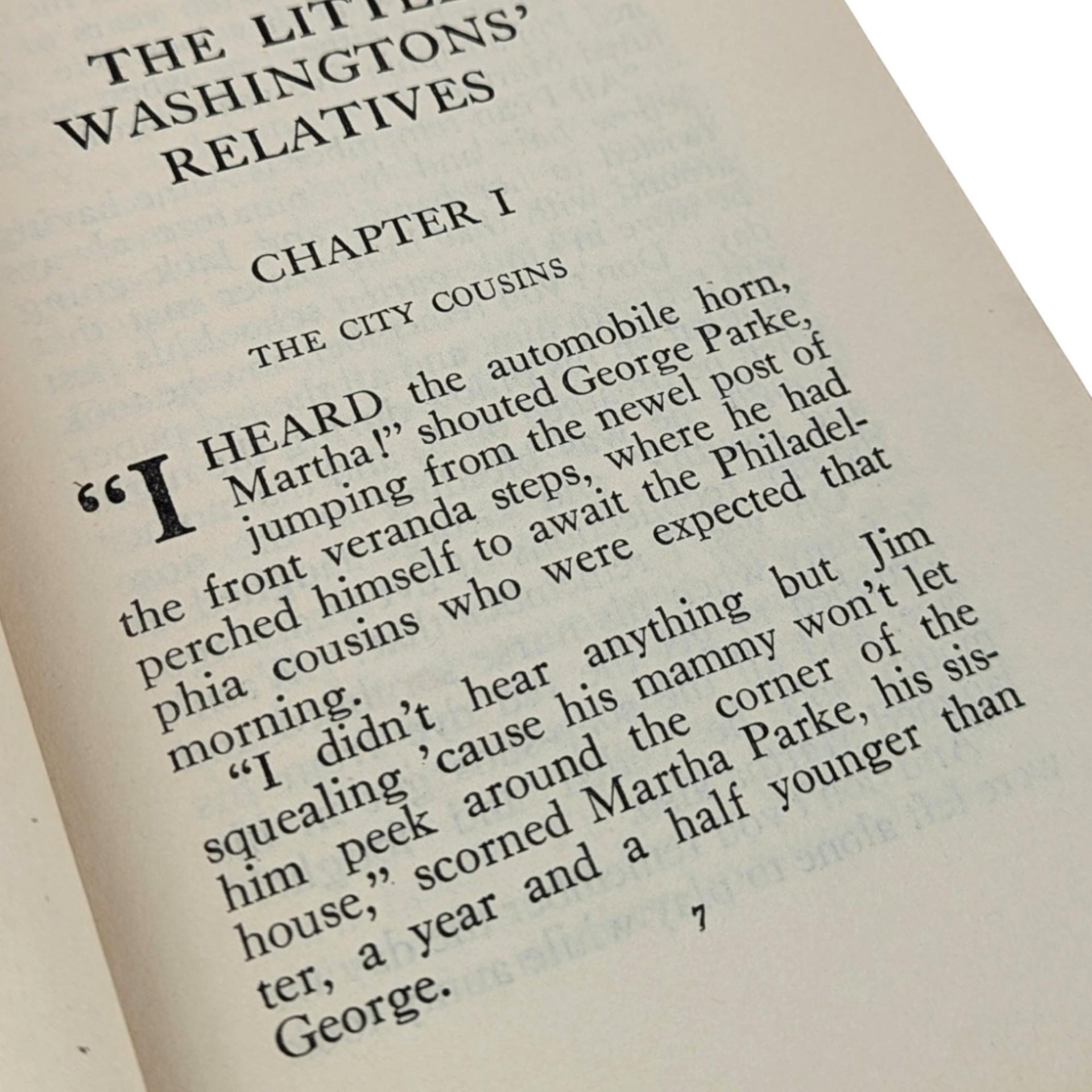 1918 Antique Children's Book Set: The Little Washingtons by Lillian Elizabeth Roy