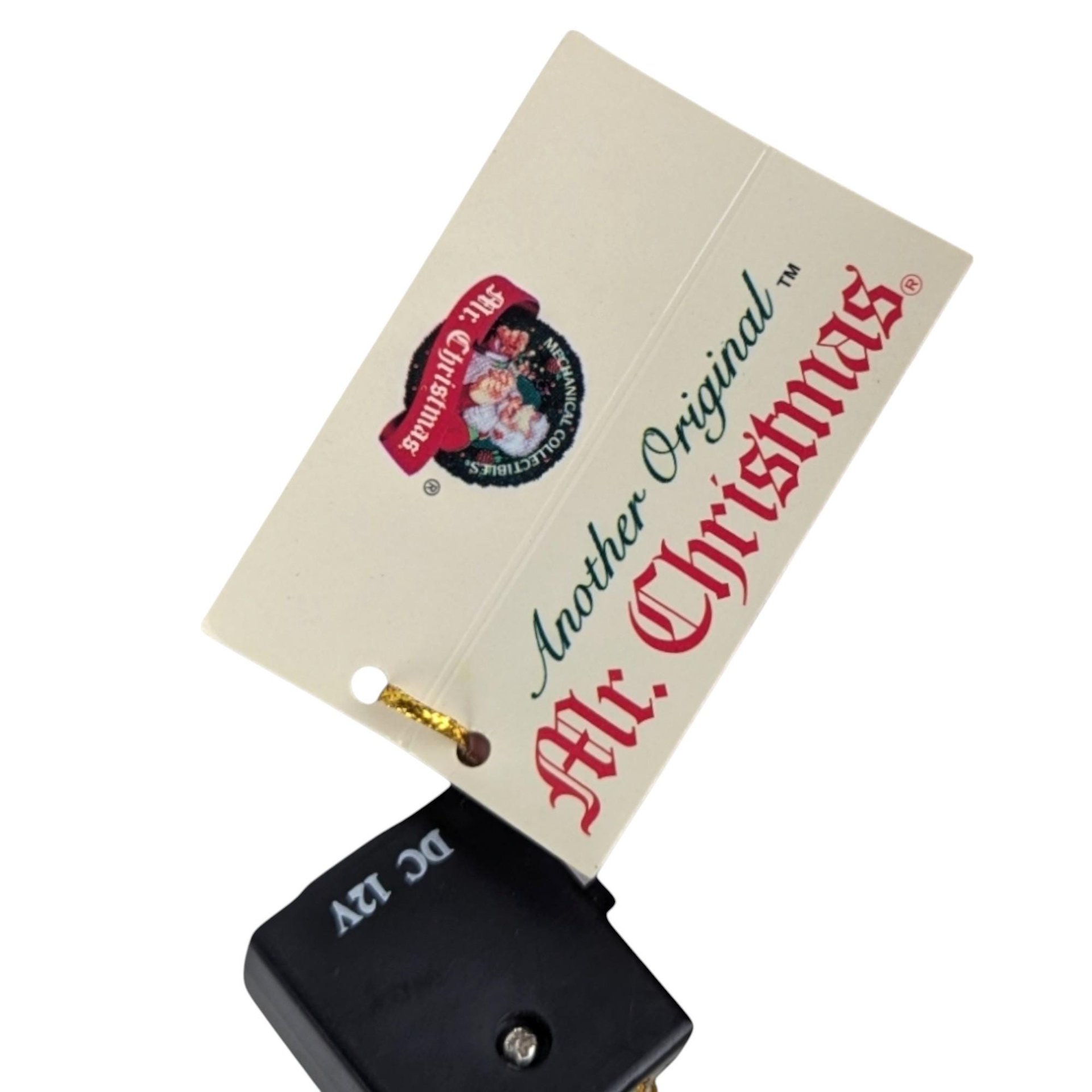 1998 Mr. Christmas Village Square Lighted Silhouette Church