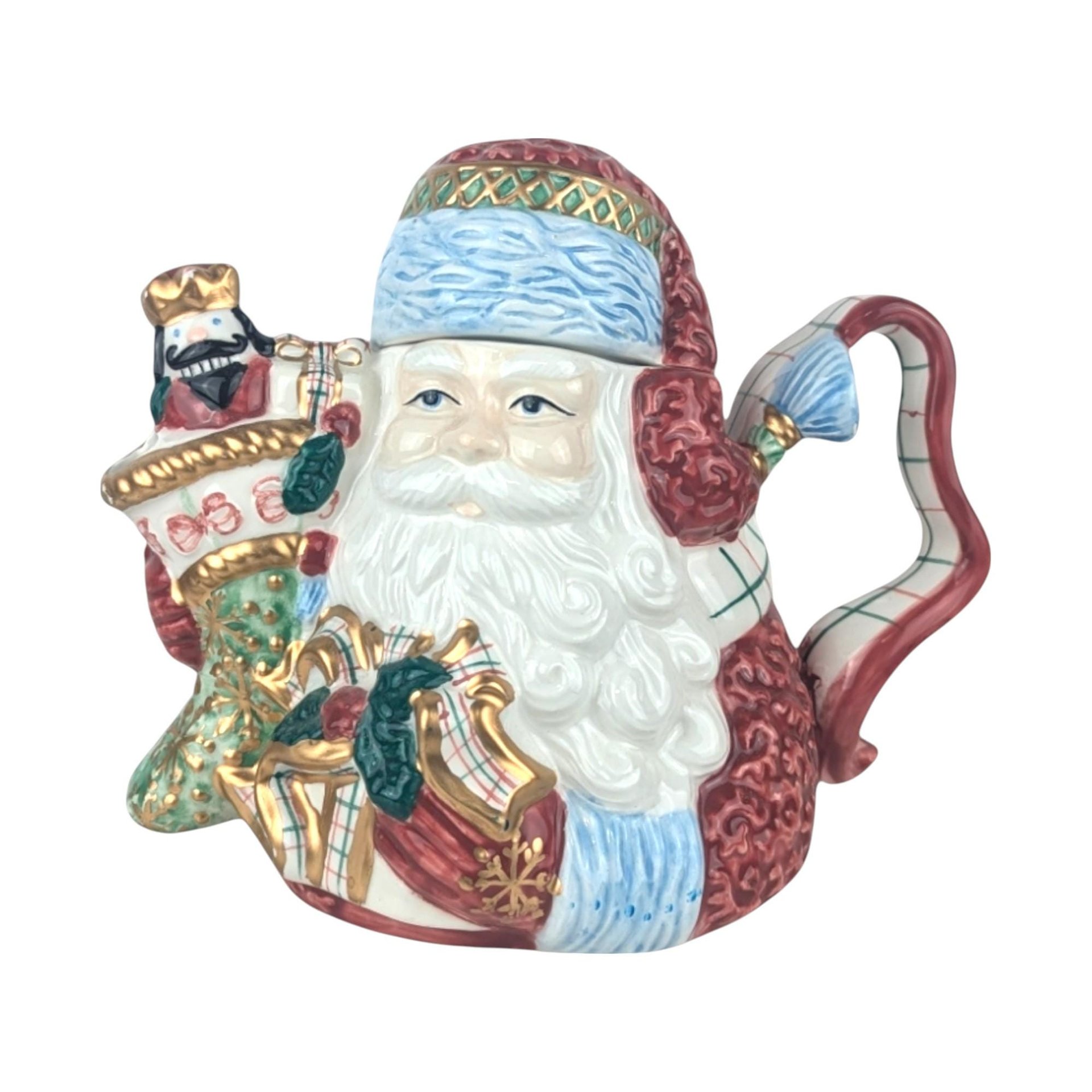 Vintage Avon St. Nicholas Christmas Teapot