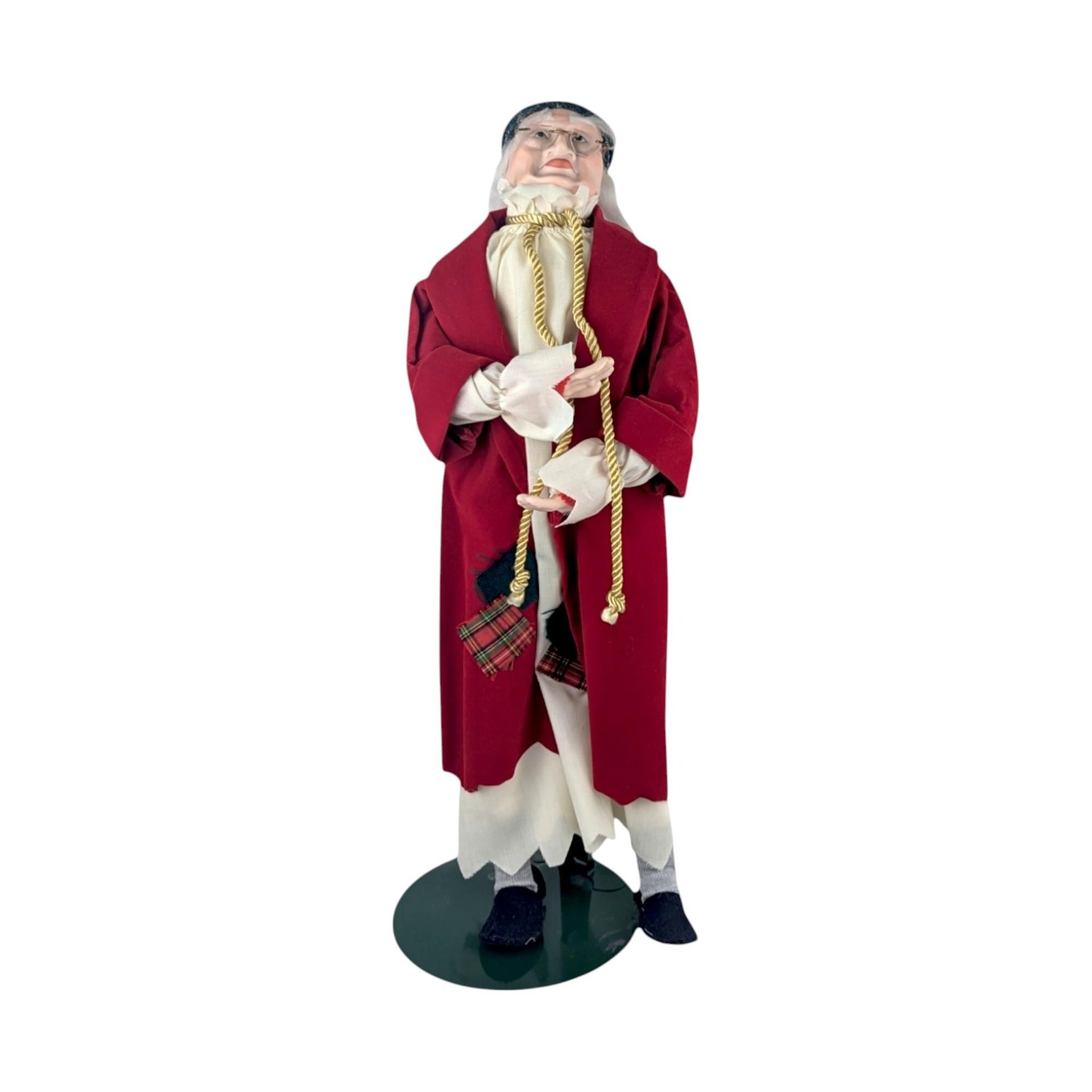 Vintage 1987 Dept 56 Scrooge Porcelain Character Doll