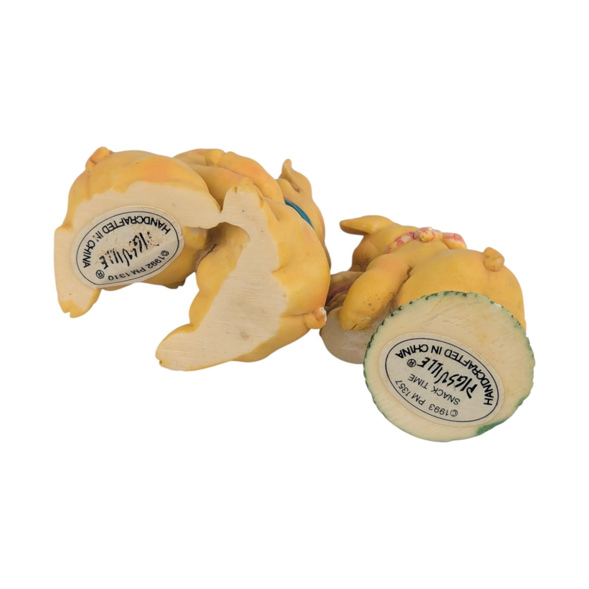 1990s Pigsville Resin Figurines