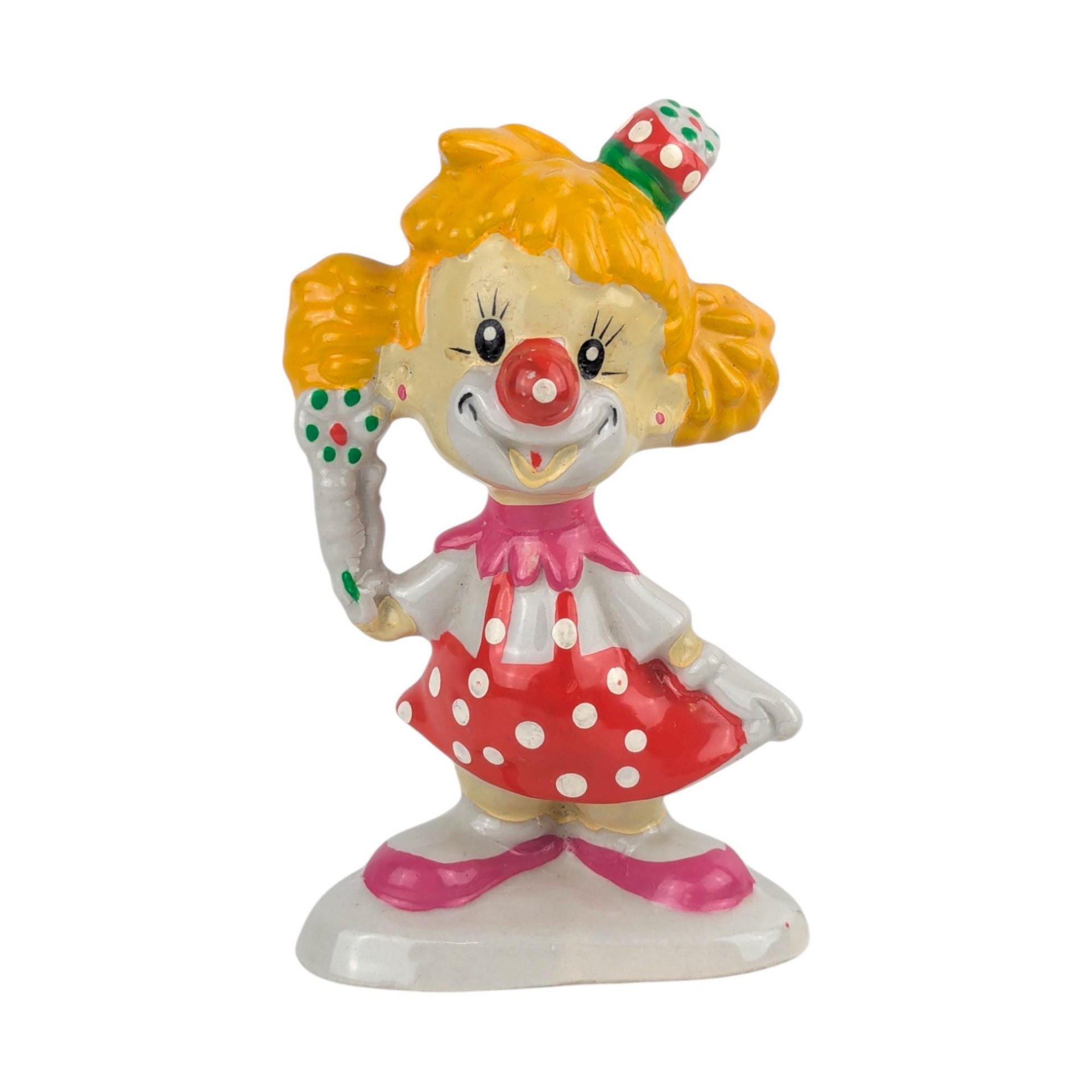 Vintage Edasa Ceramic Clown Figurine