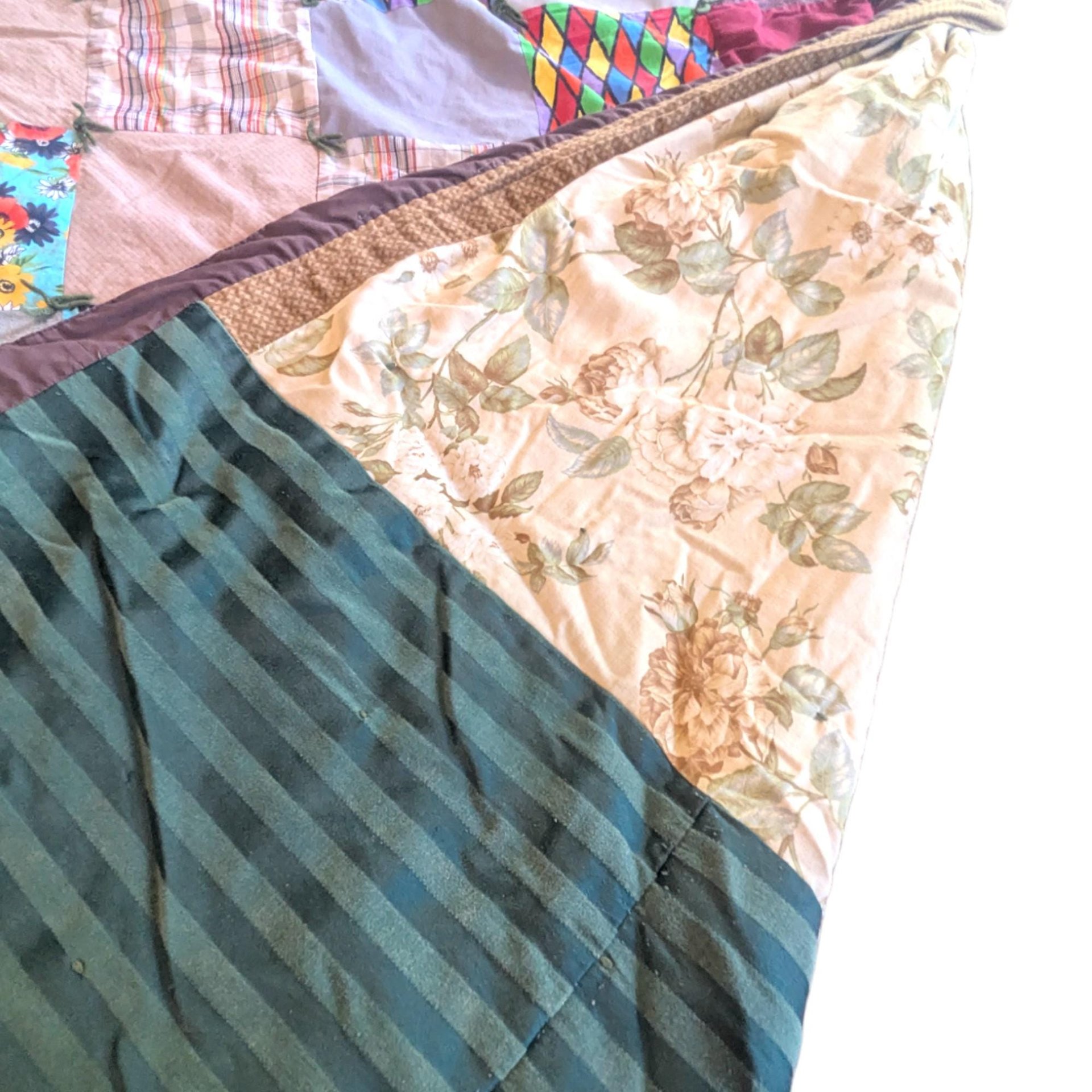 Vintage Handmade Patchwork Quilt