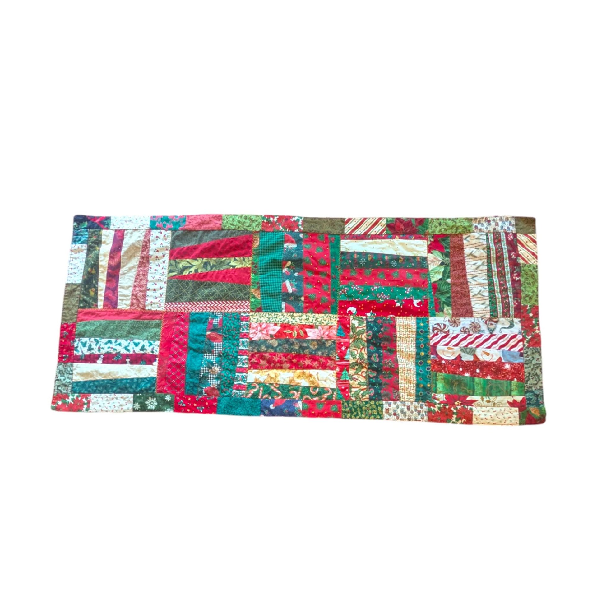 Vintage Handmade Christmas Table Runner