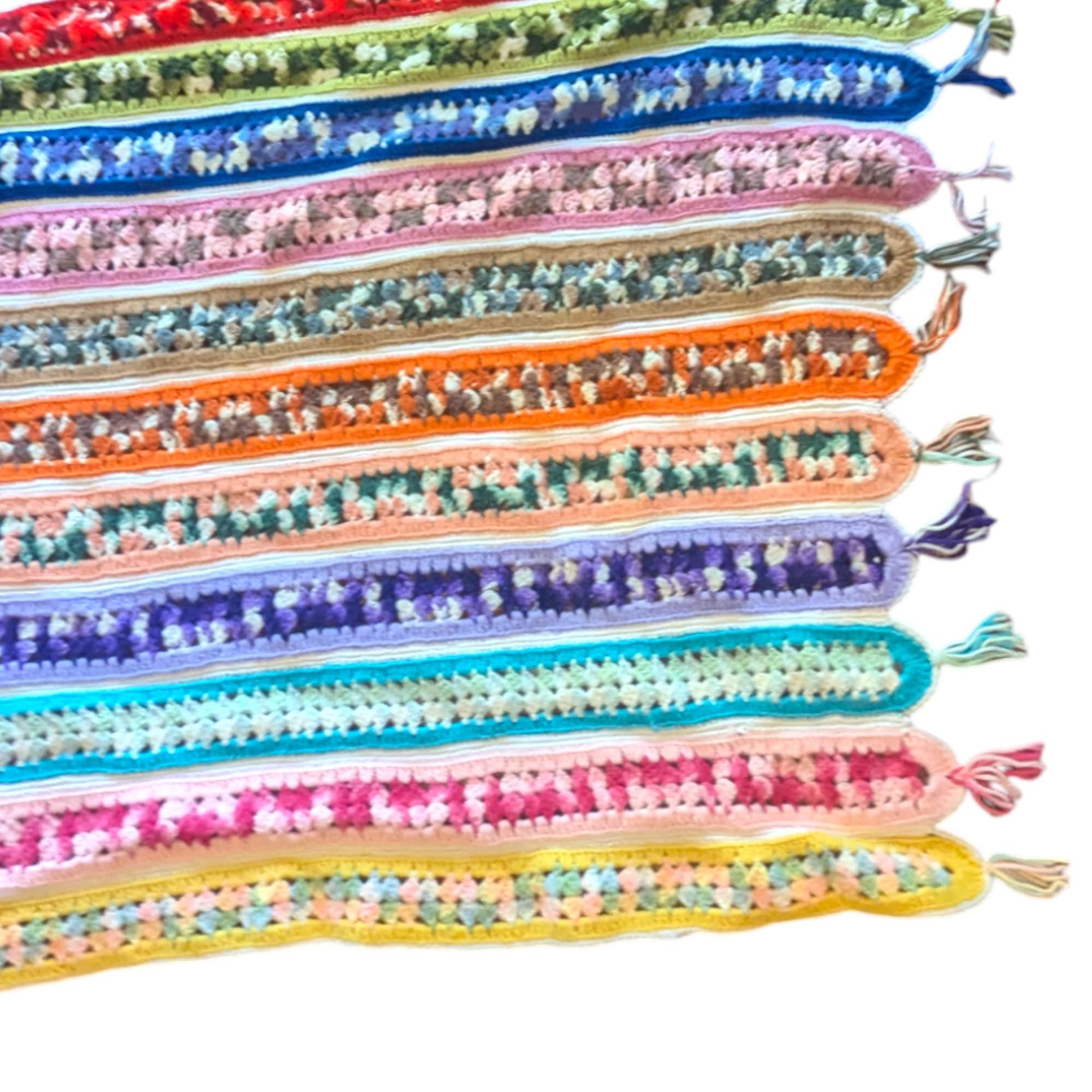 Vintage Handmade Crochet Throw