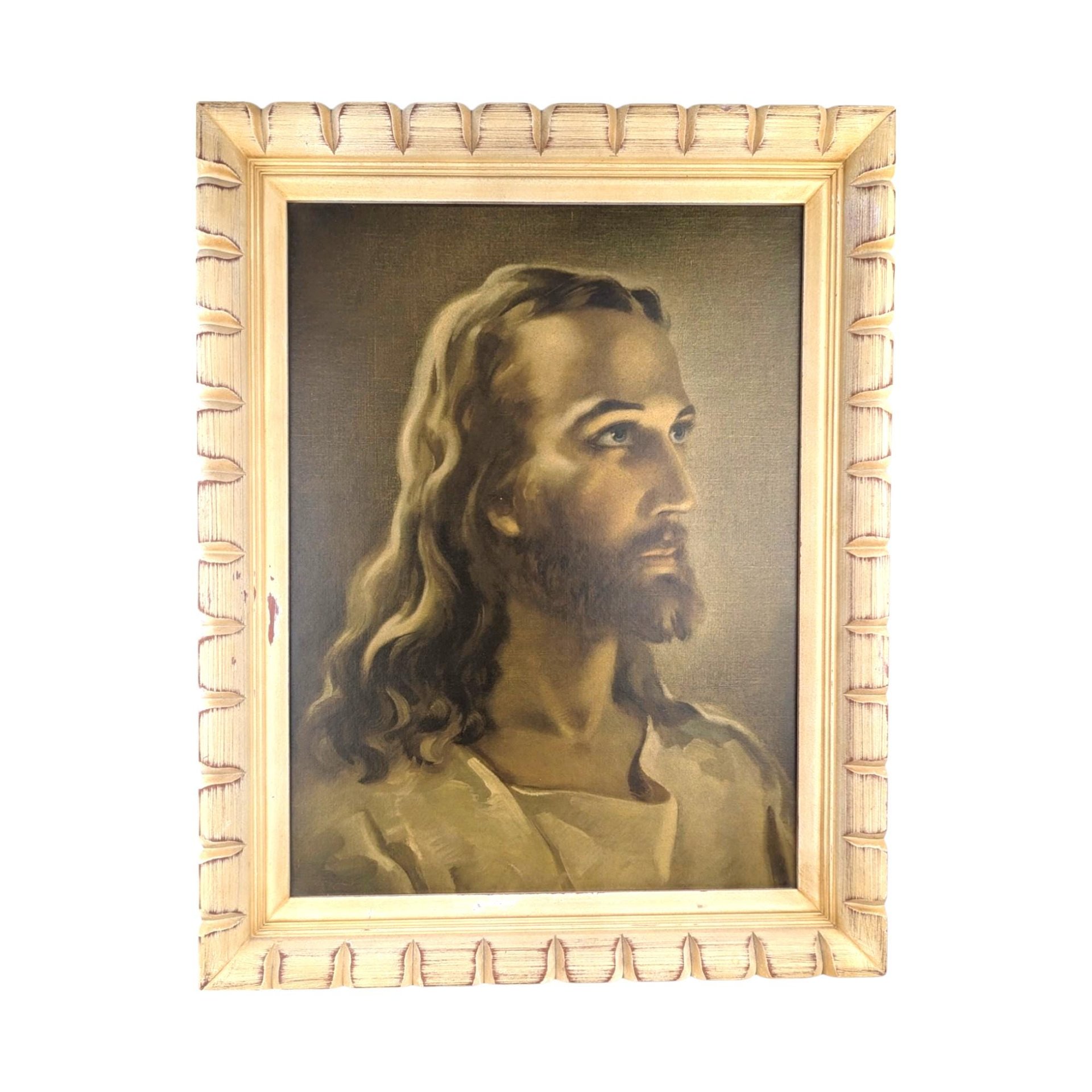 1941 Sallman's Head of Christ Framed Lithograph