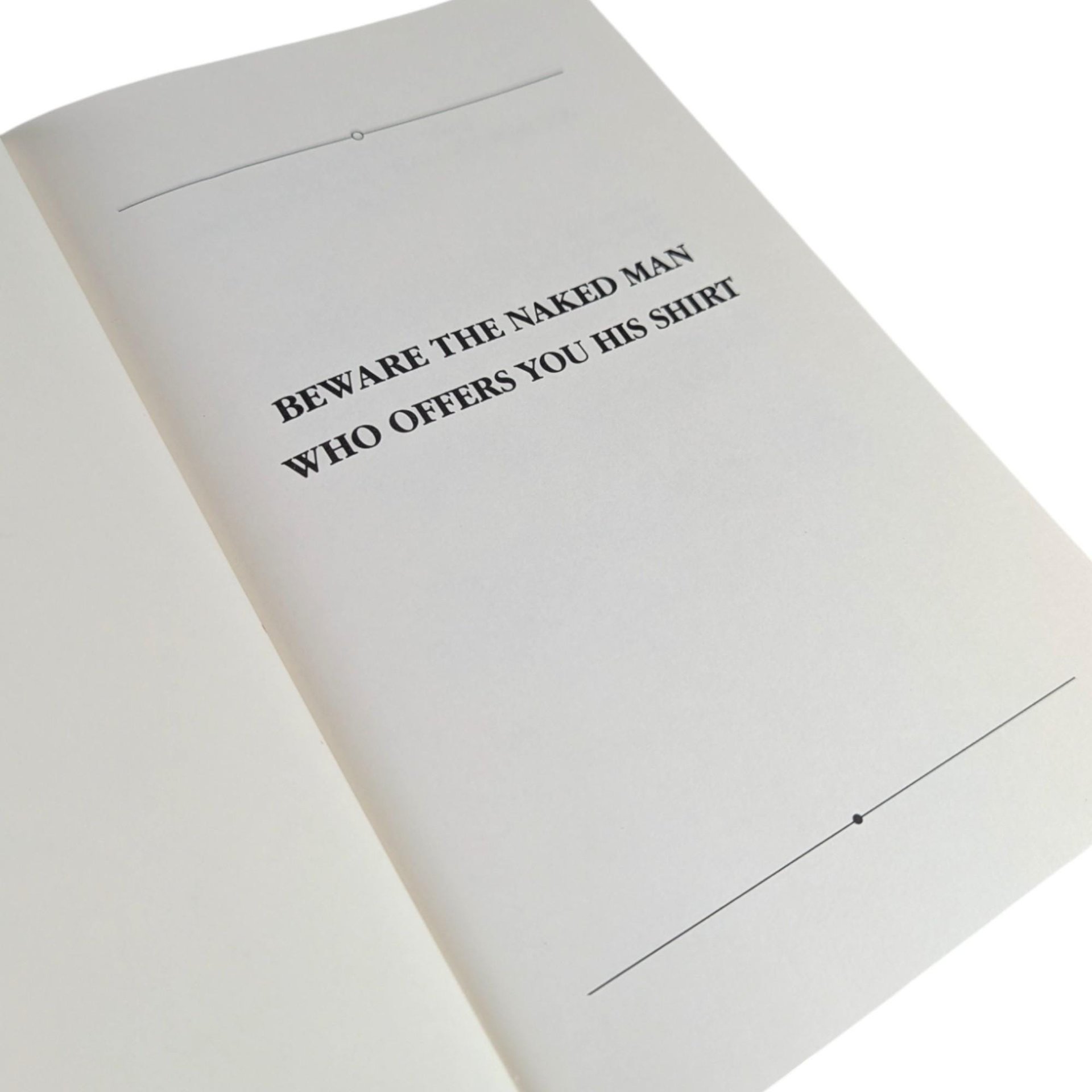 1990 Beware the Naked Man Who Offers You His Shirt, Harvey Mackay Hardcover