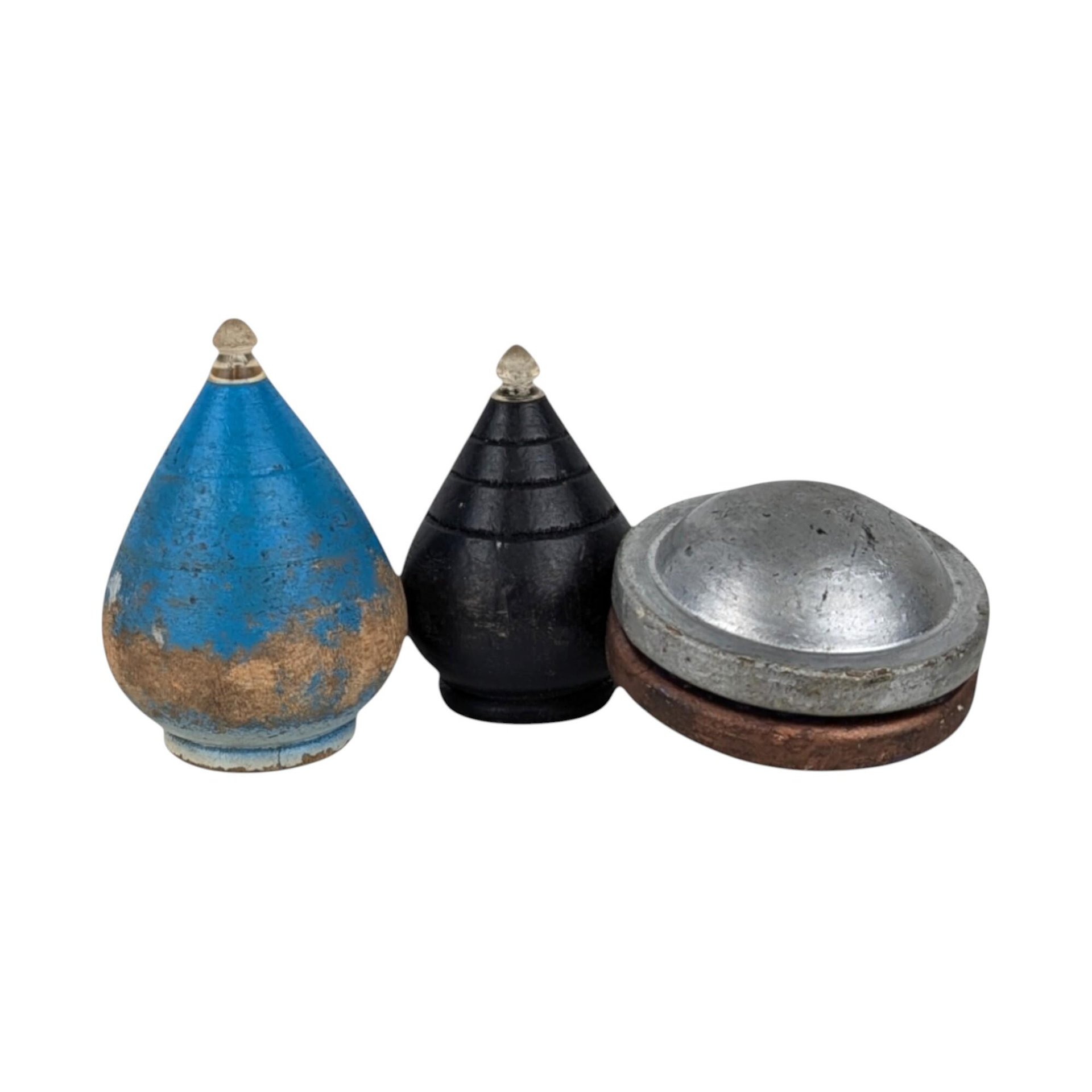 Vintage Duncan Tournament and Tornado Wooden Spin Tops Pair