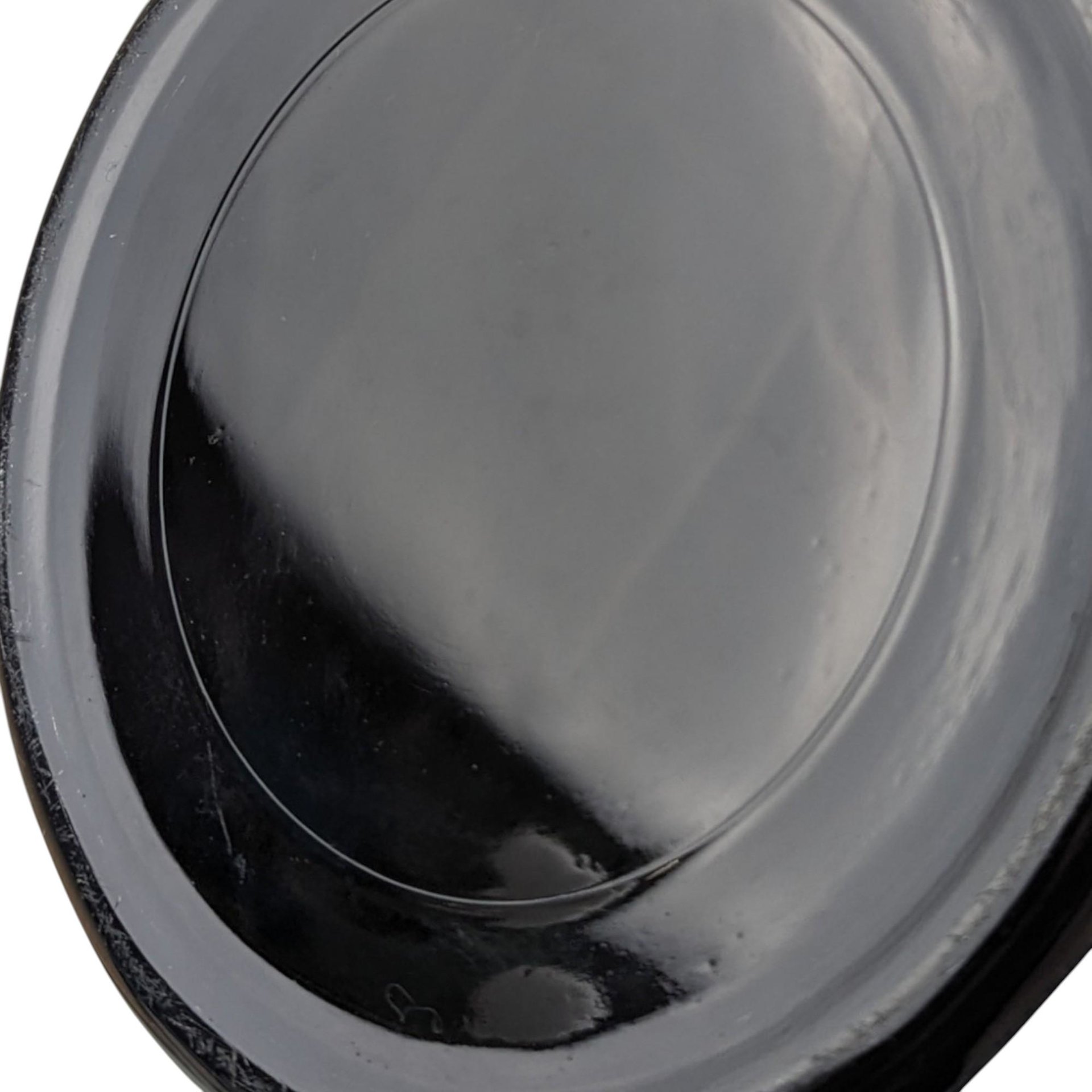 VTG  L.E. Smith Mt. Pleasant Black Amethyst Glass Covered Bean Pot