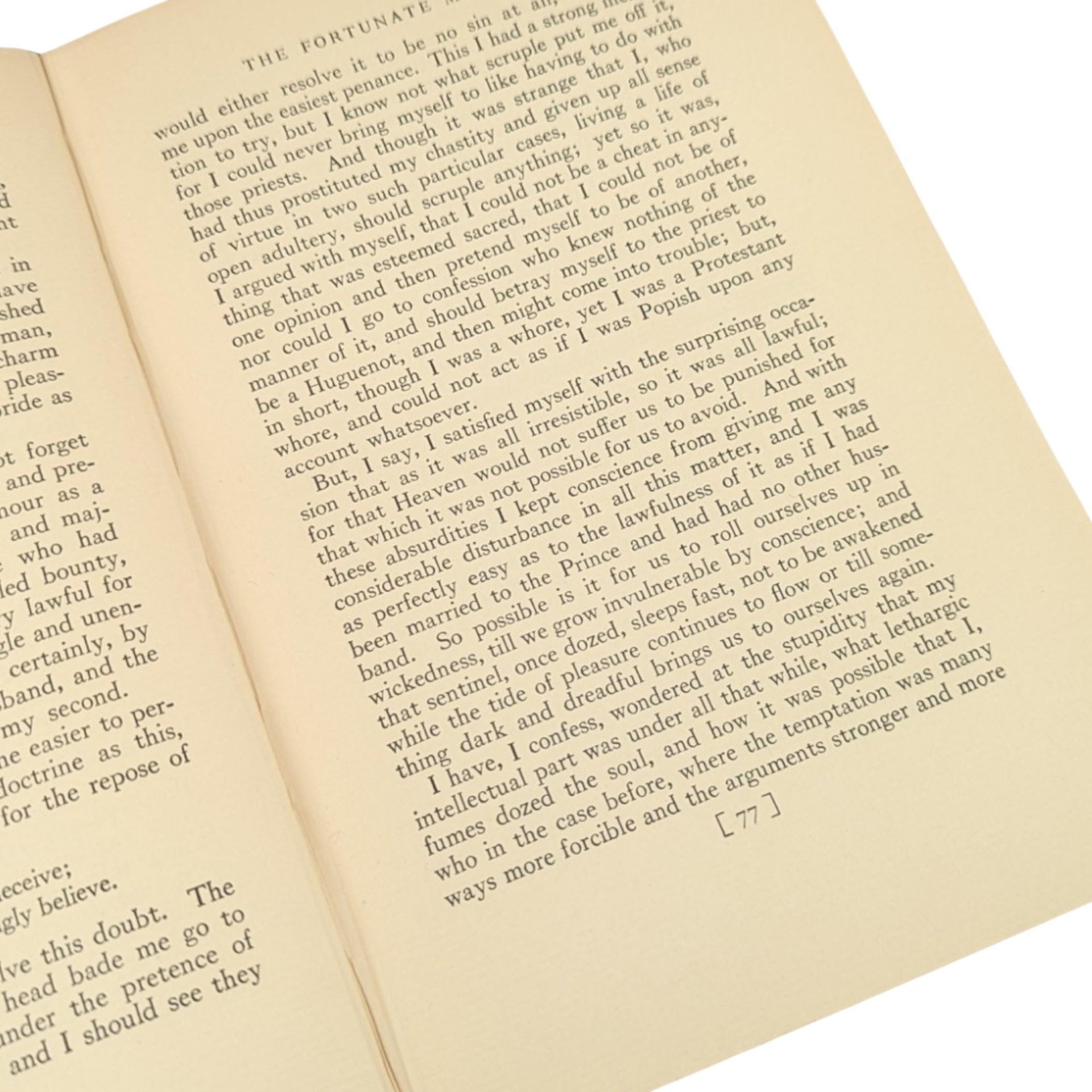 1924 The Fortunate Mistress, Daniel Defoe