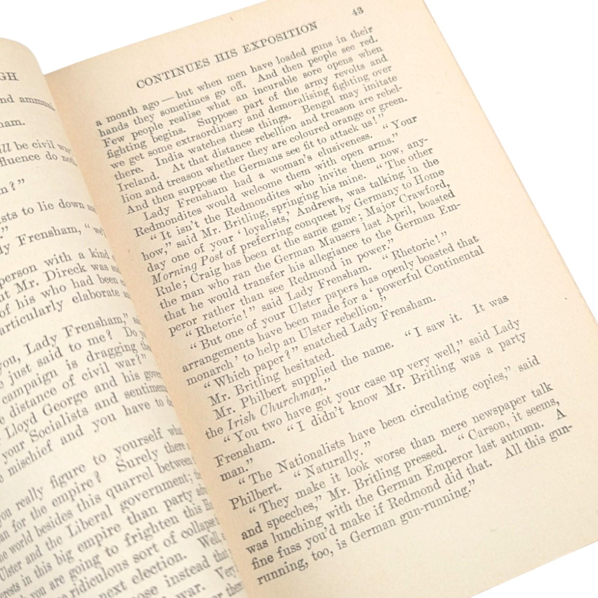 1916 Mr. Britling Sees It Through Hardcover, H.G. Wells