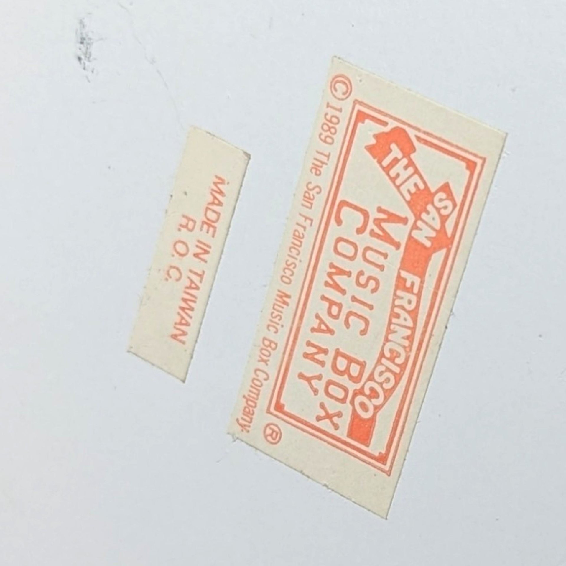 1989 San Francisco Music Box Jester Bear