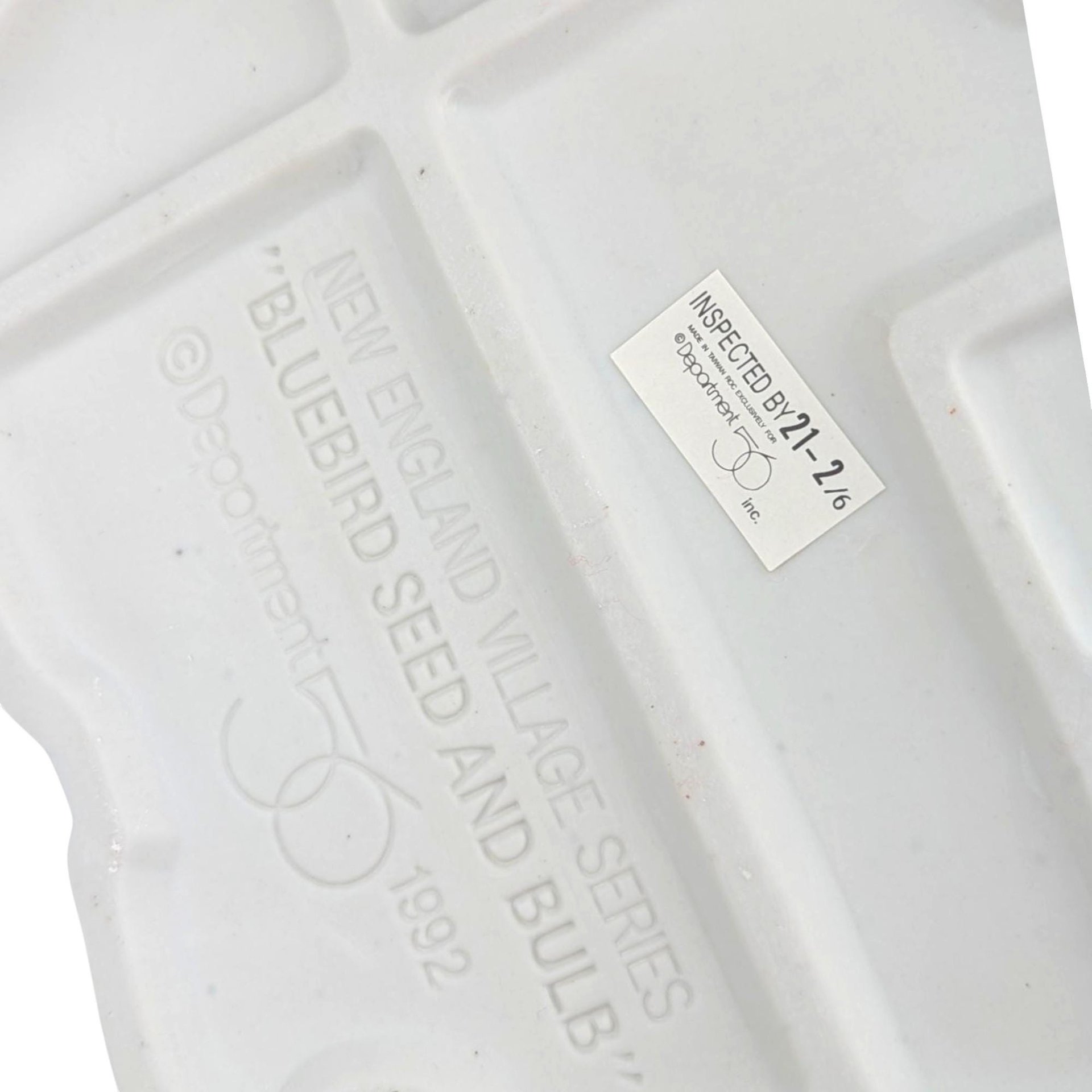 1992 Dept 56 Bluebird Seed and Bulb New England Village