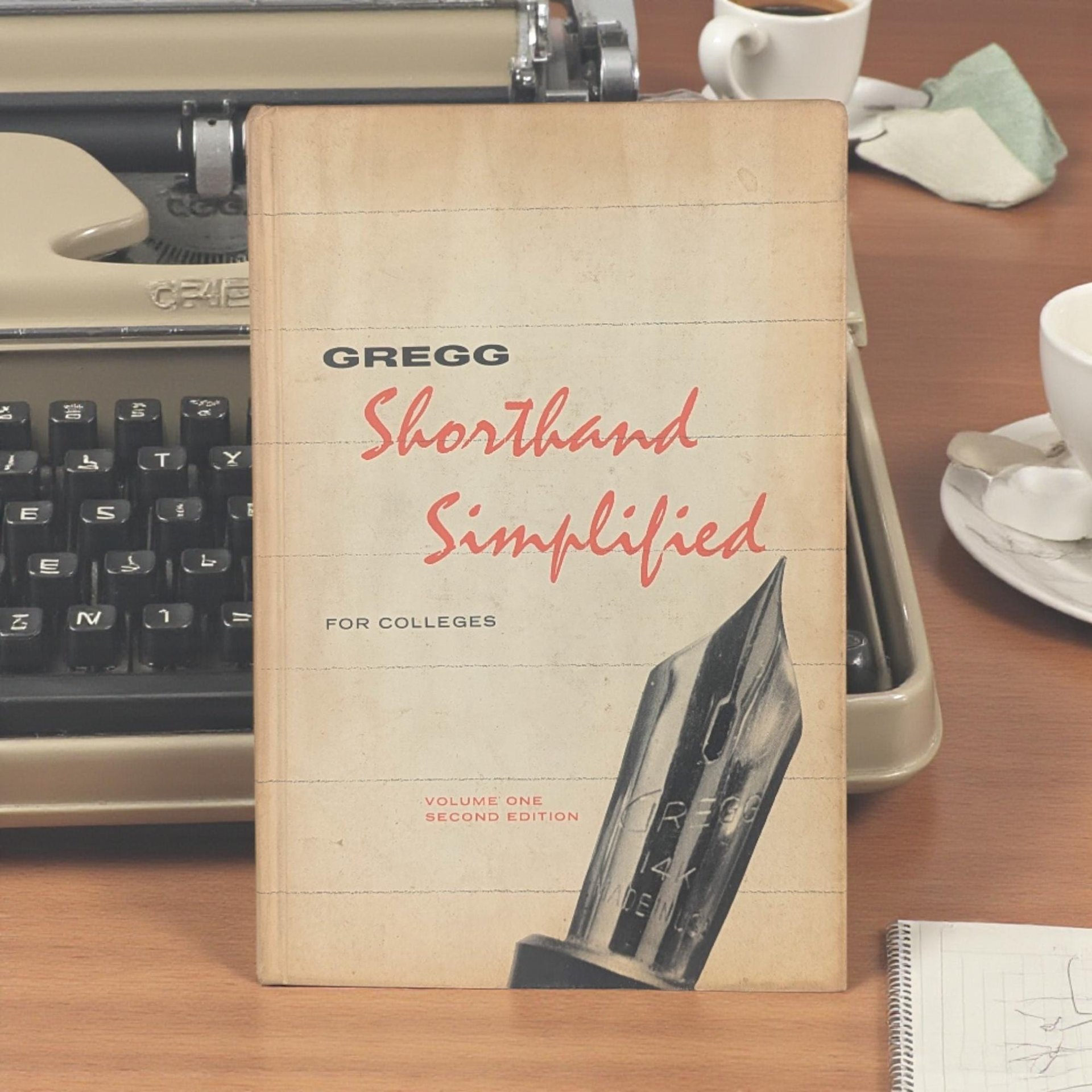 1958 Gregg Shorthand Simplified For Colleges Hardcover