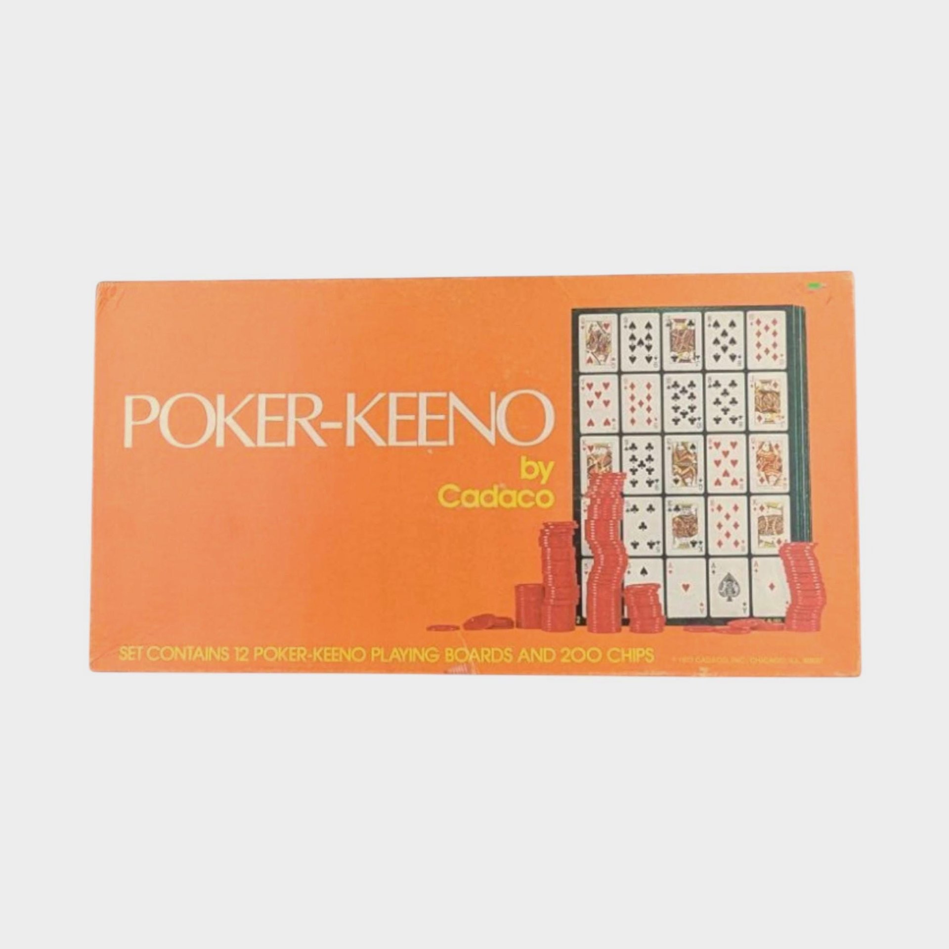 1977 Cadaco Poker-Keeno Board Game