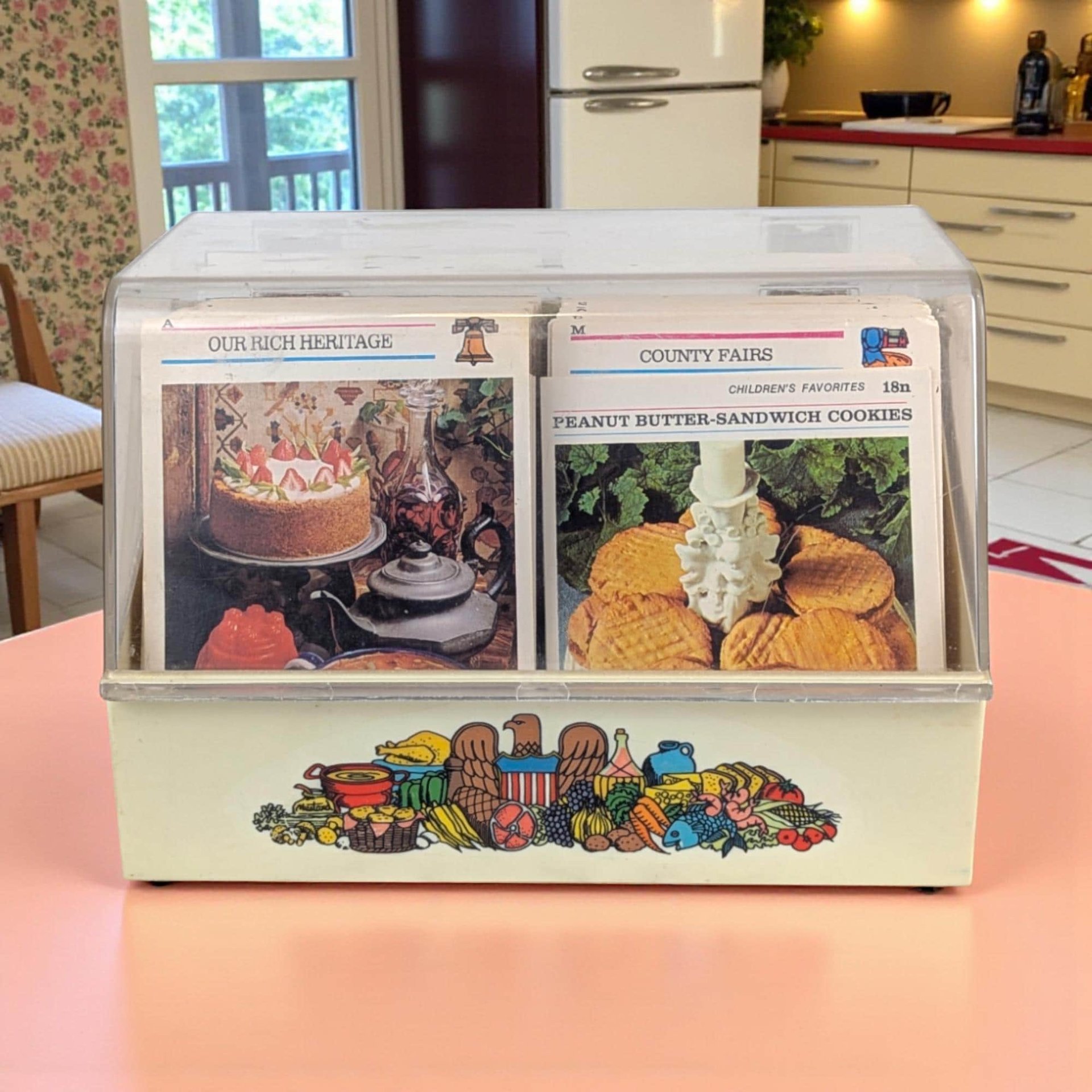 1973 McCall's Great American Recipe Card Box