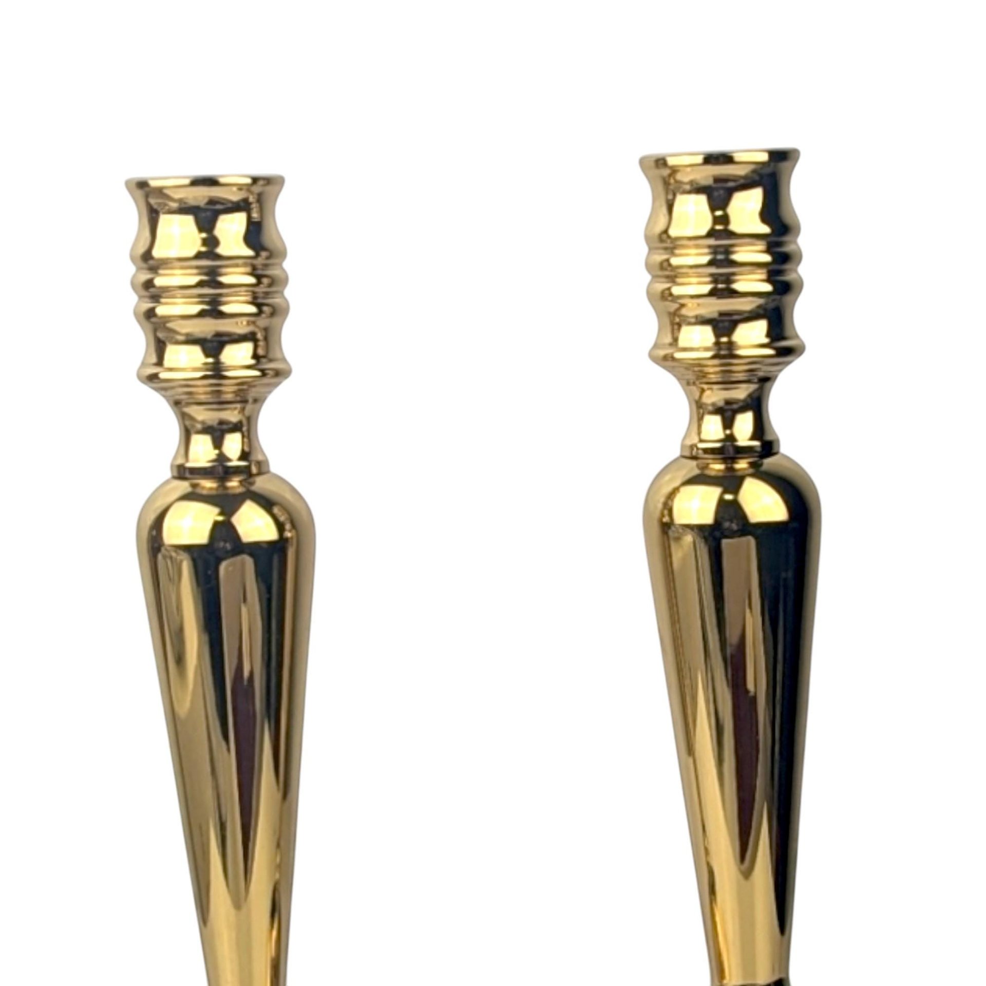 Vintage Baldwin Brass Candlestick Holders Pair