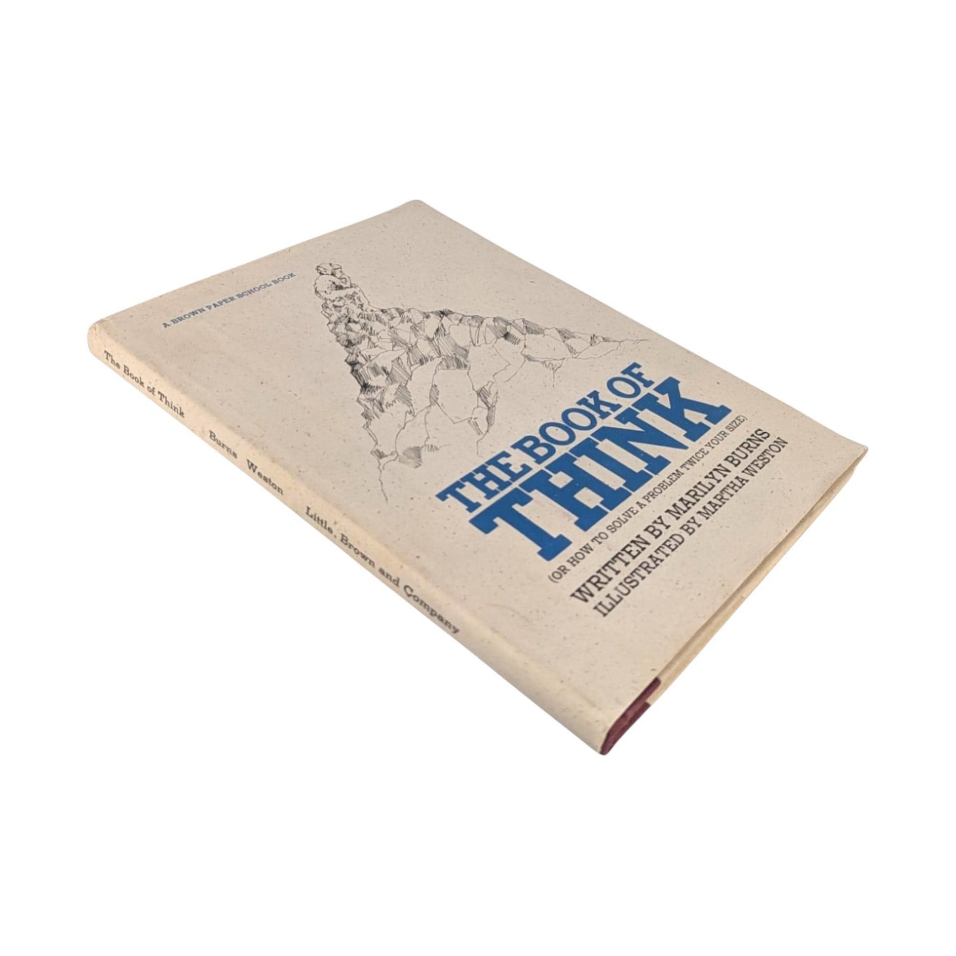 1976 The Book of Think Marilyn Burns Hardcover