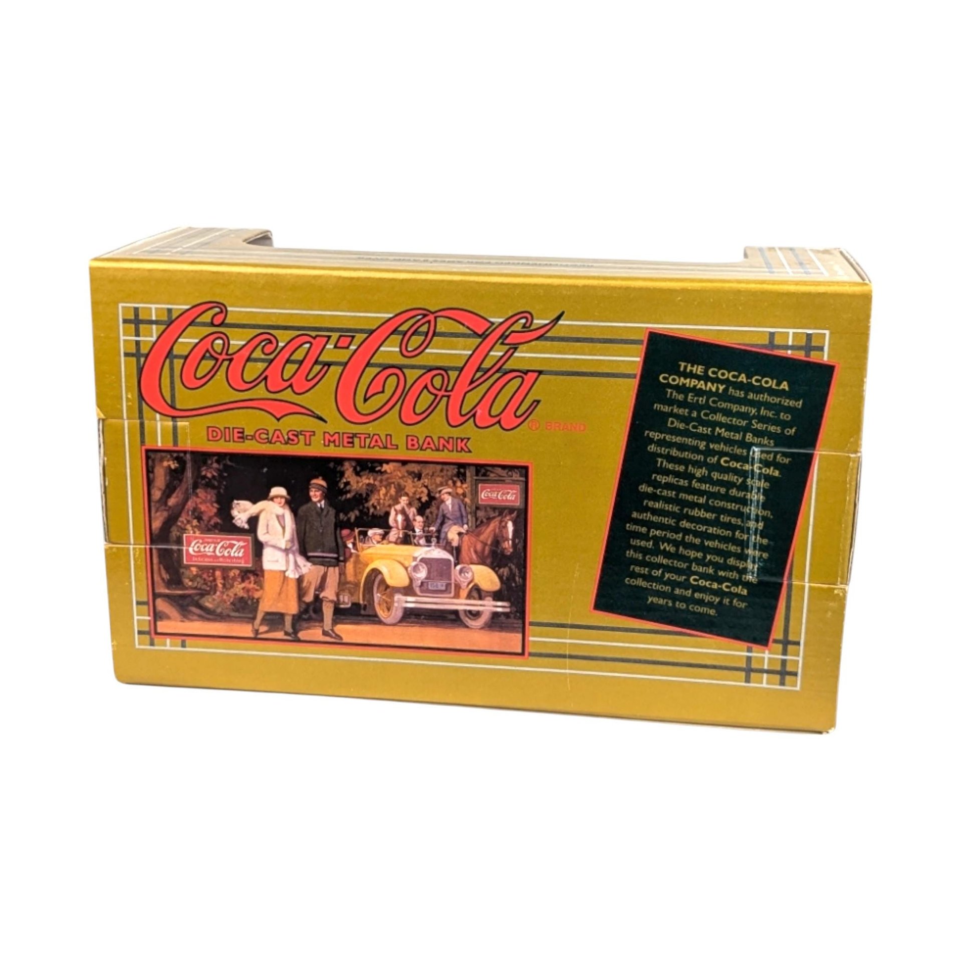 1993 Coca Cola Die Cast Metal Truck Bank