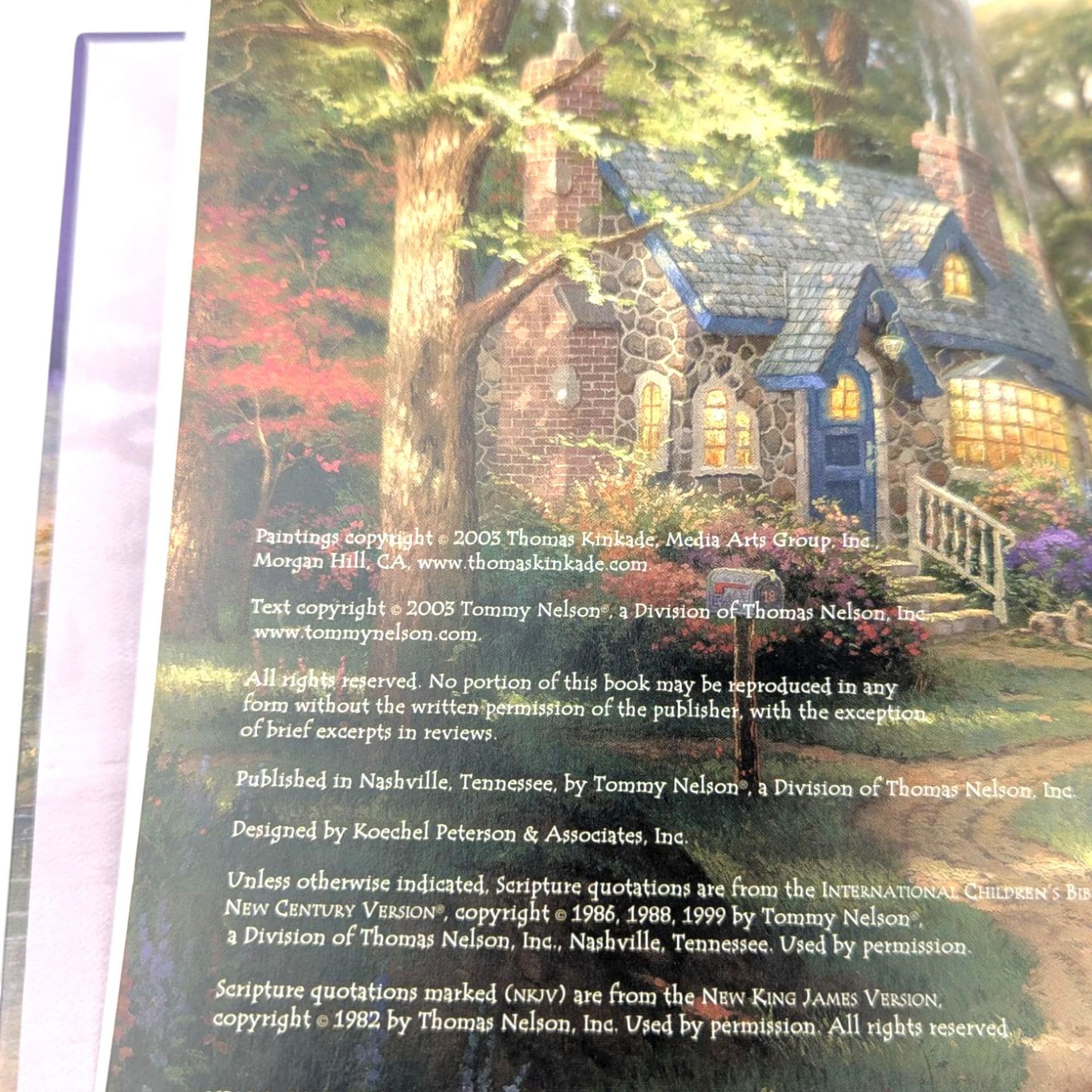 2003 Thomas Kinkade My Childhood Memories Journal