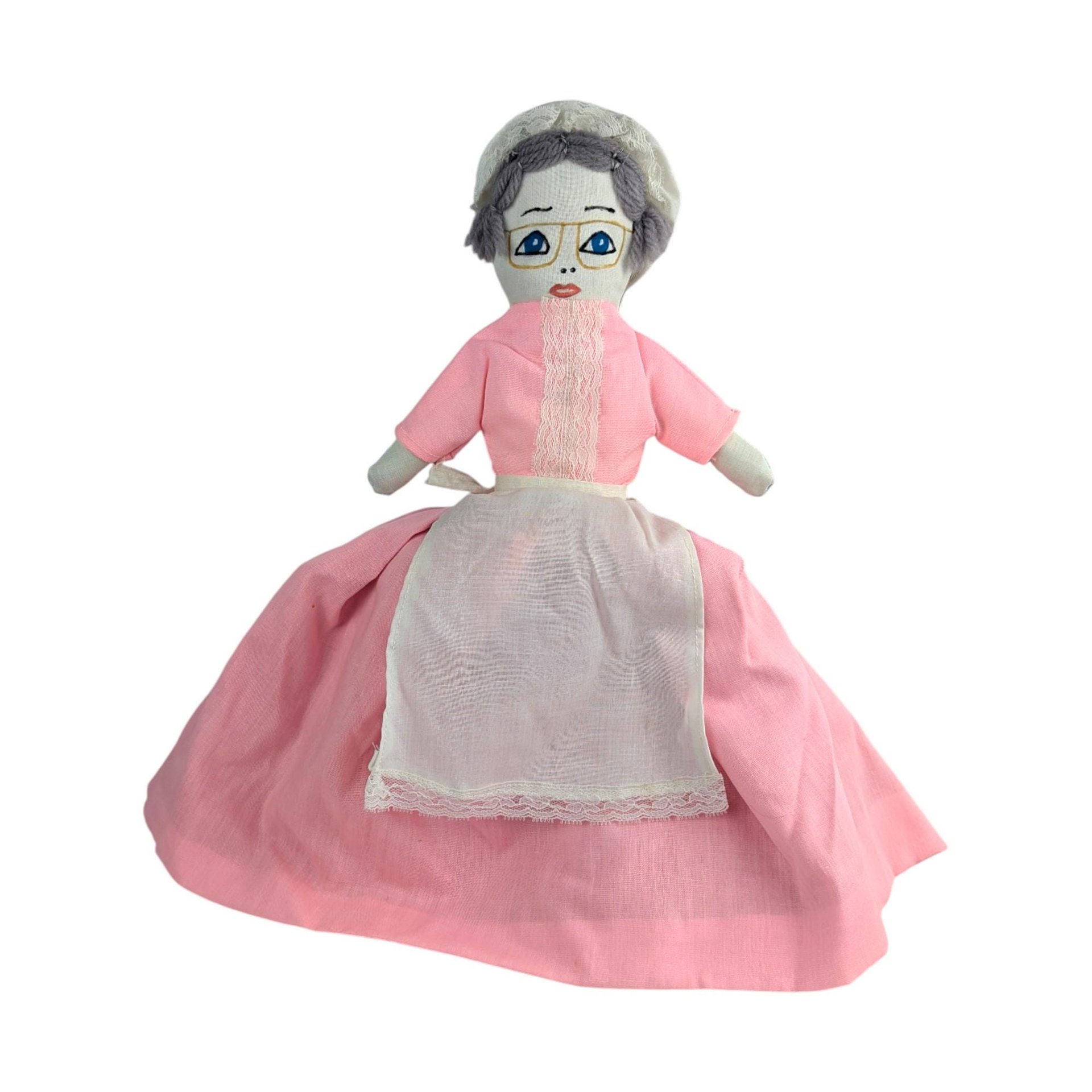 Vintage 12.5" Reversible Topsy Turvy Doll, Little Red Riding Hood