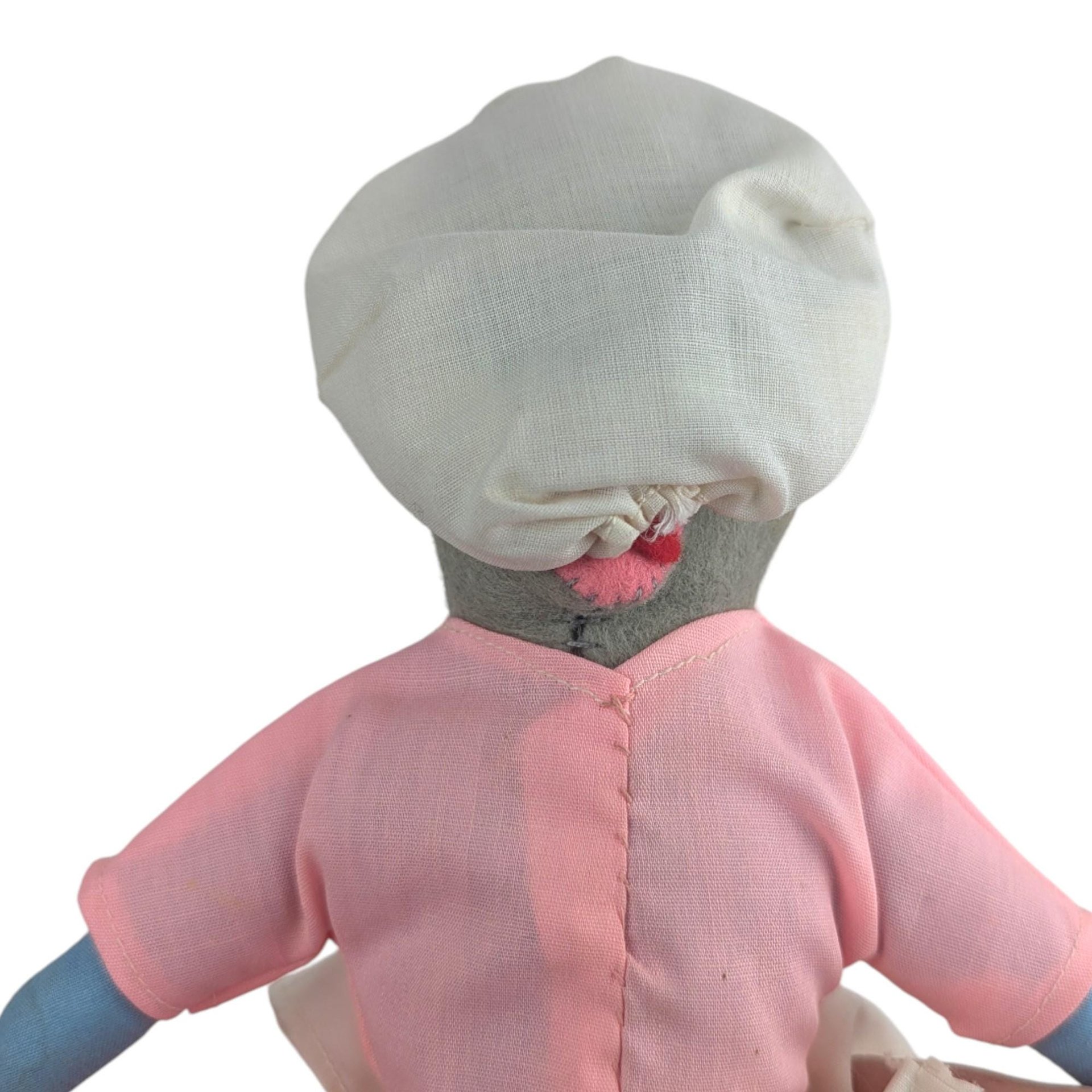 Vintage 12.5" Reversible Topsy Turvy Doll, Little Red Riding Hood