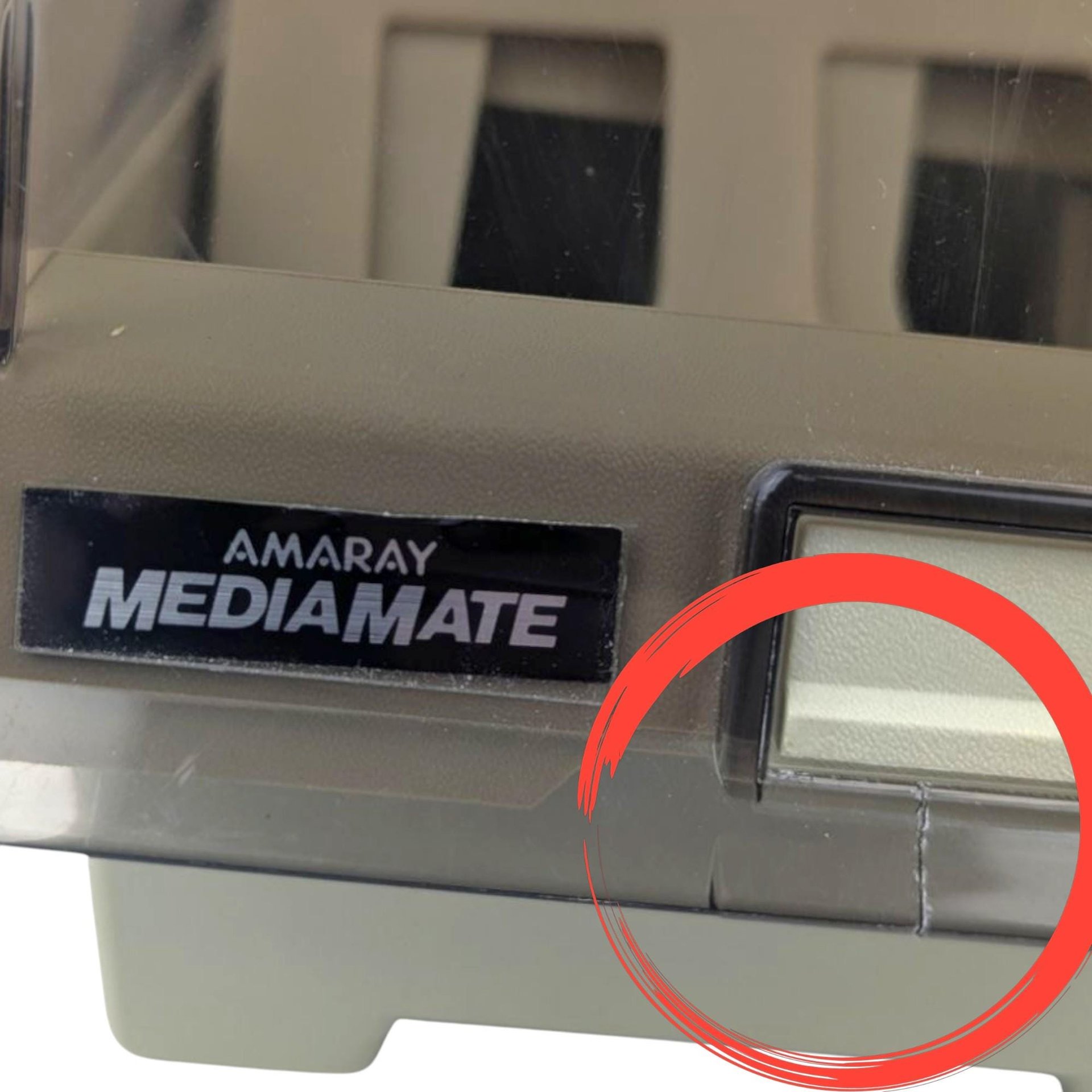 1980s Amaray Media Mate 5.25 Floppy Disk Box