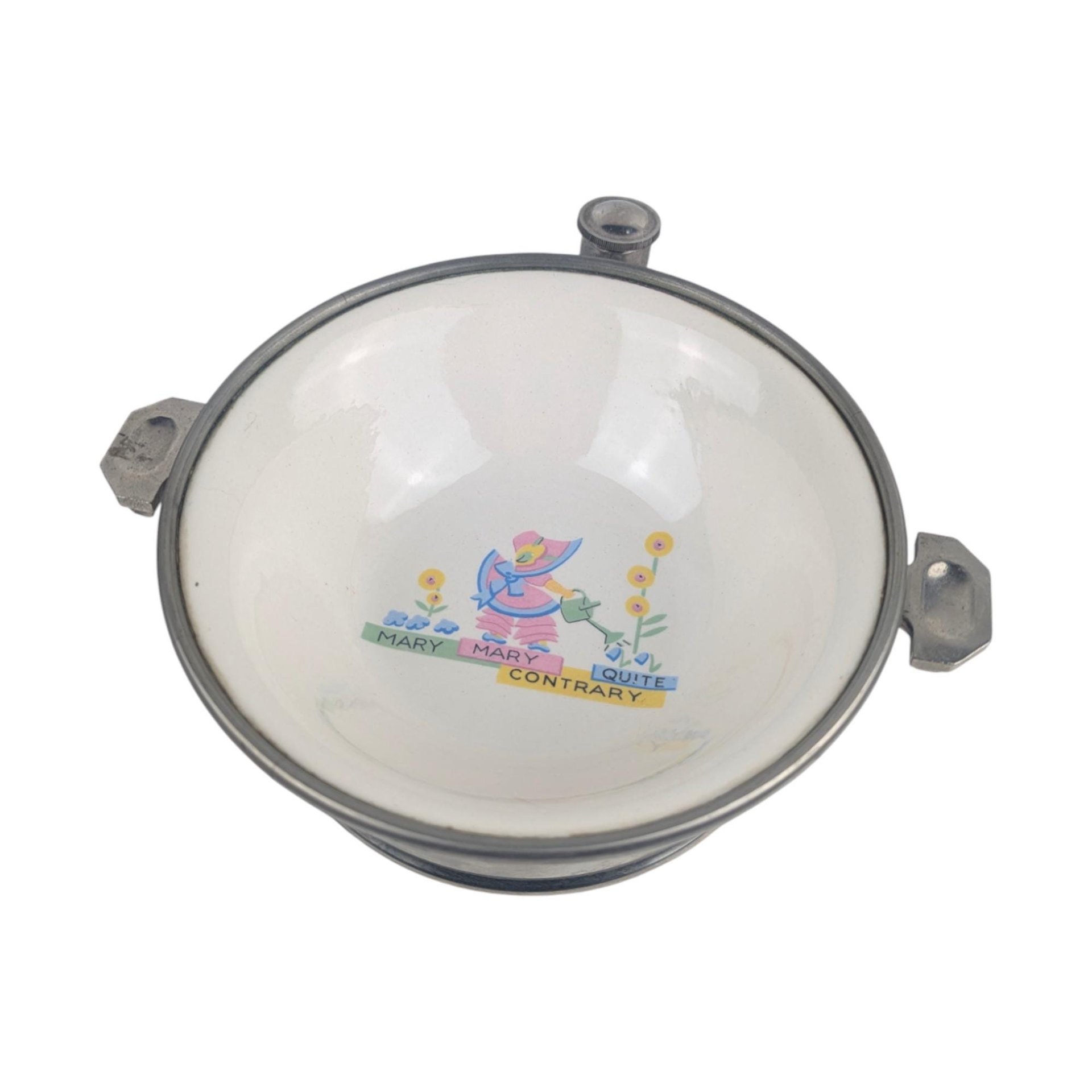 Vintage GW Company Mary Contrary Childs Bowl