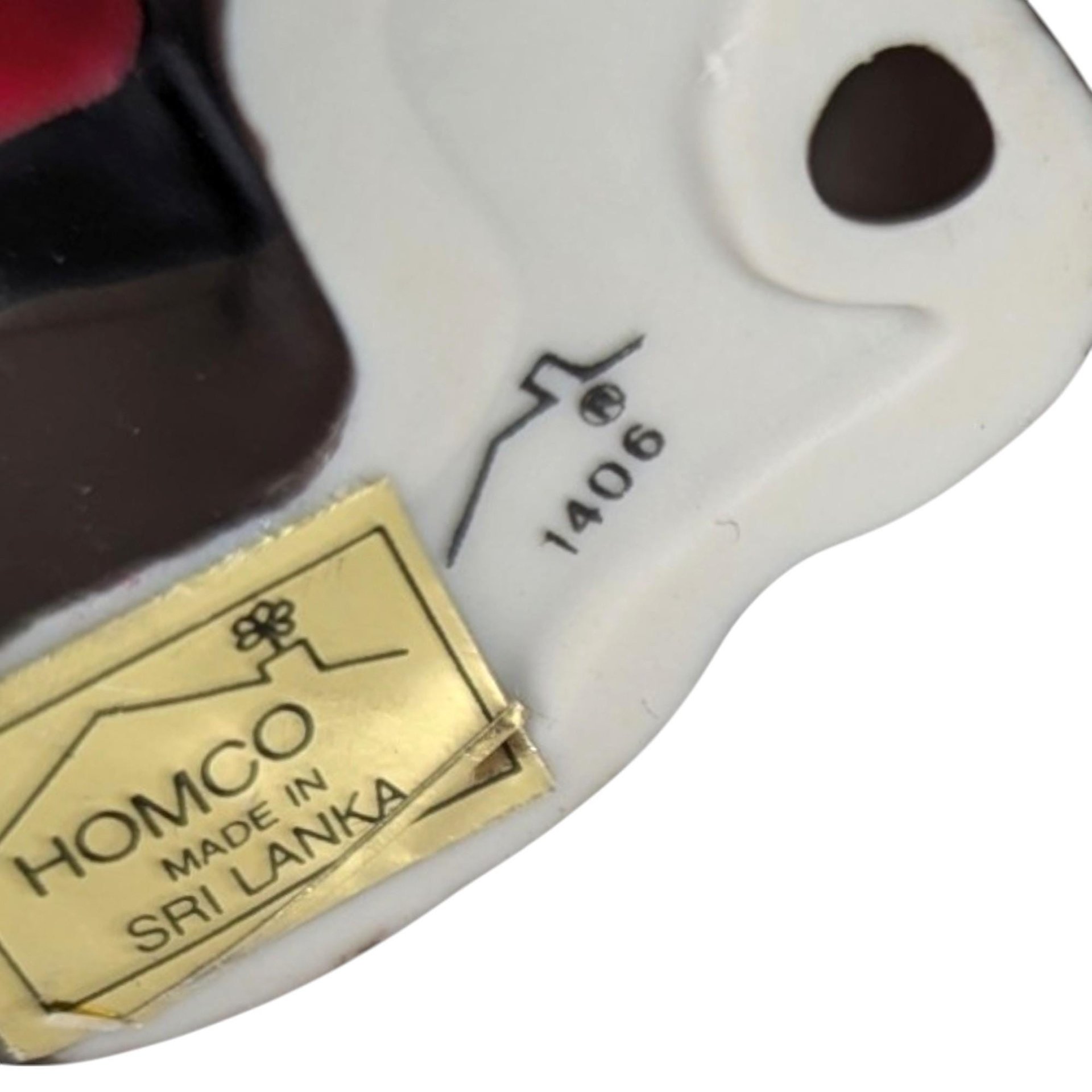 Vintage Homco 1406 5 Piece International Bear Set