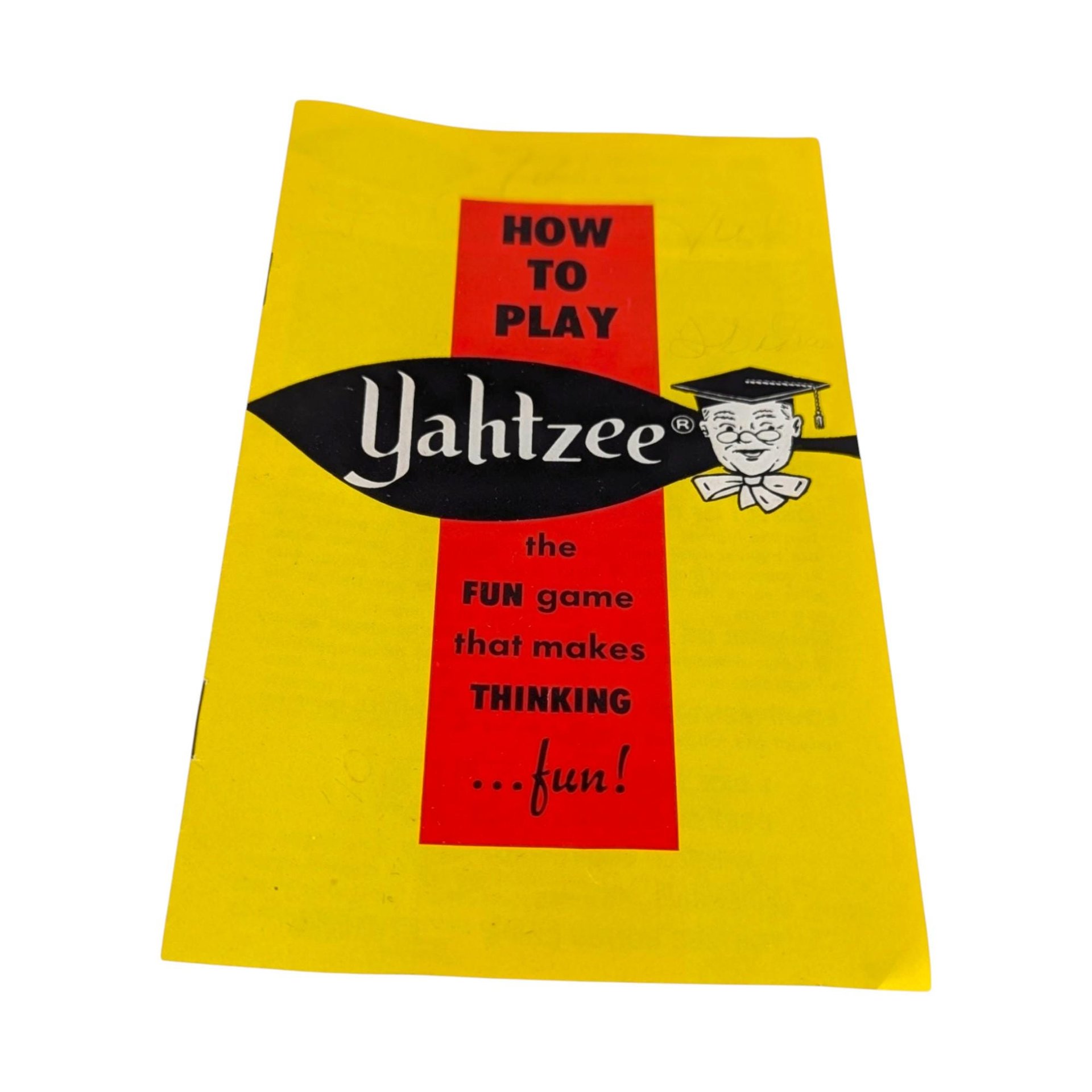 1956 E.S. Lowe Yahtzee Dice Game