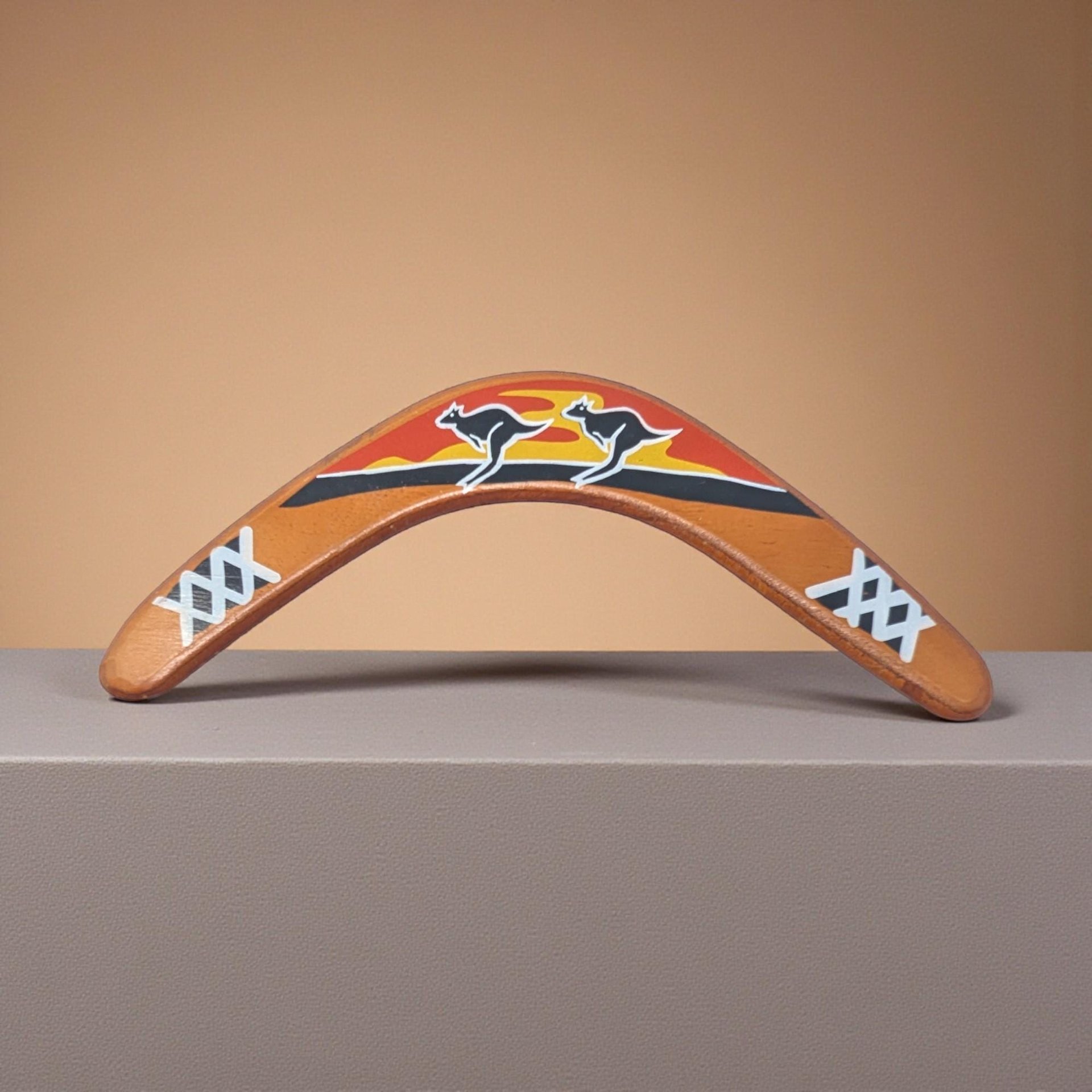 Vintage Australian Handmade Wooden Boomerang