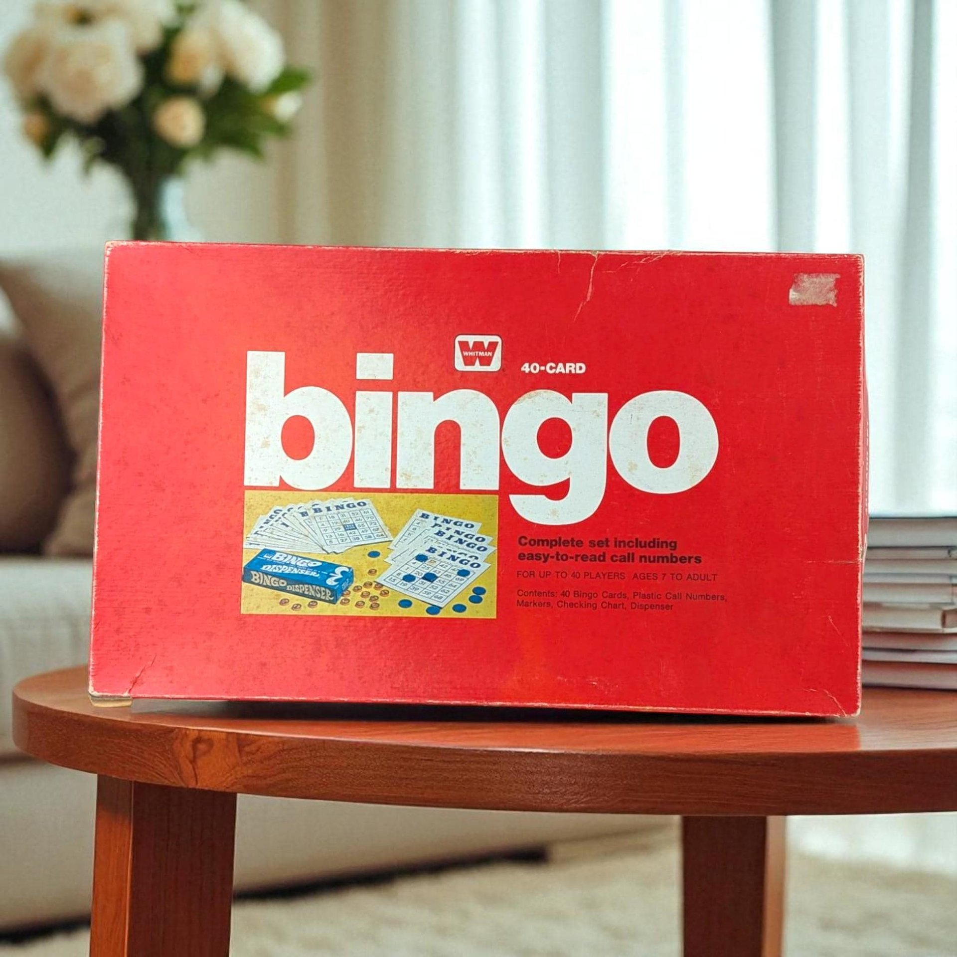 Vintage Whitman 40-Card Bingo Set