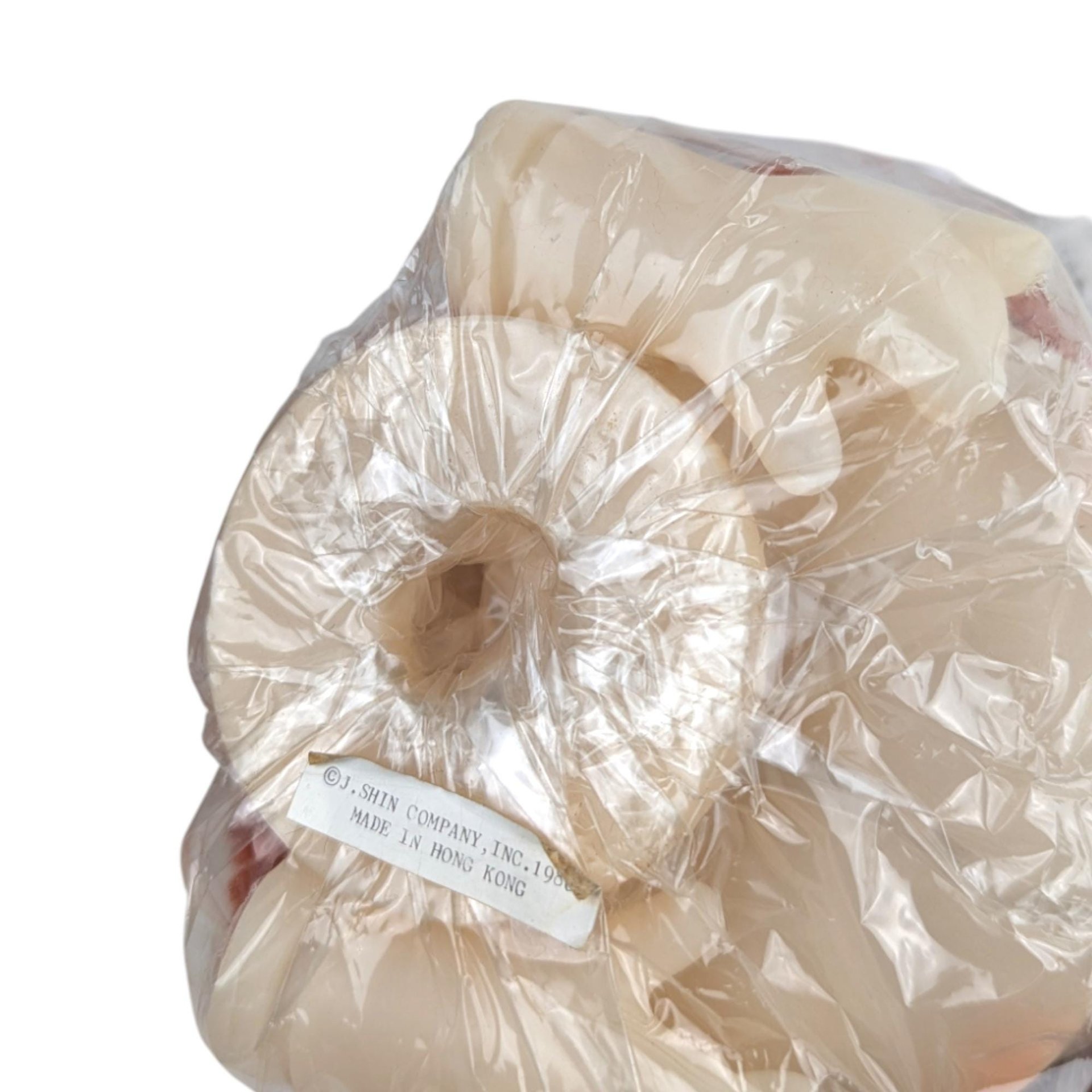 Vintage J.Shin Plastic Doll Heads Set, 6"