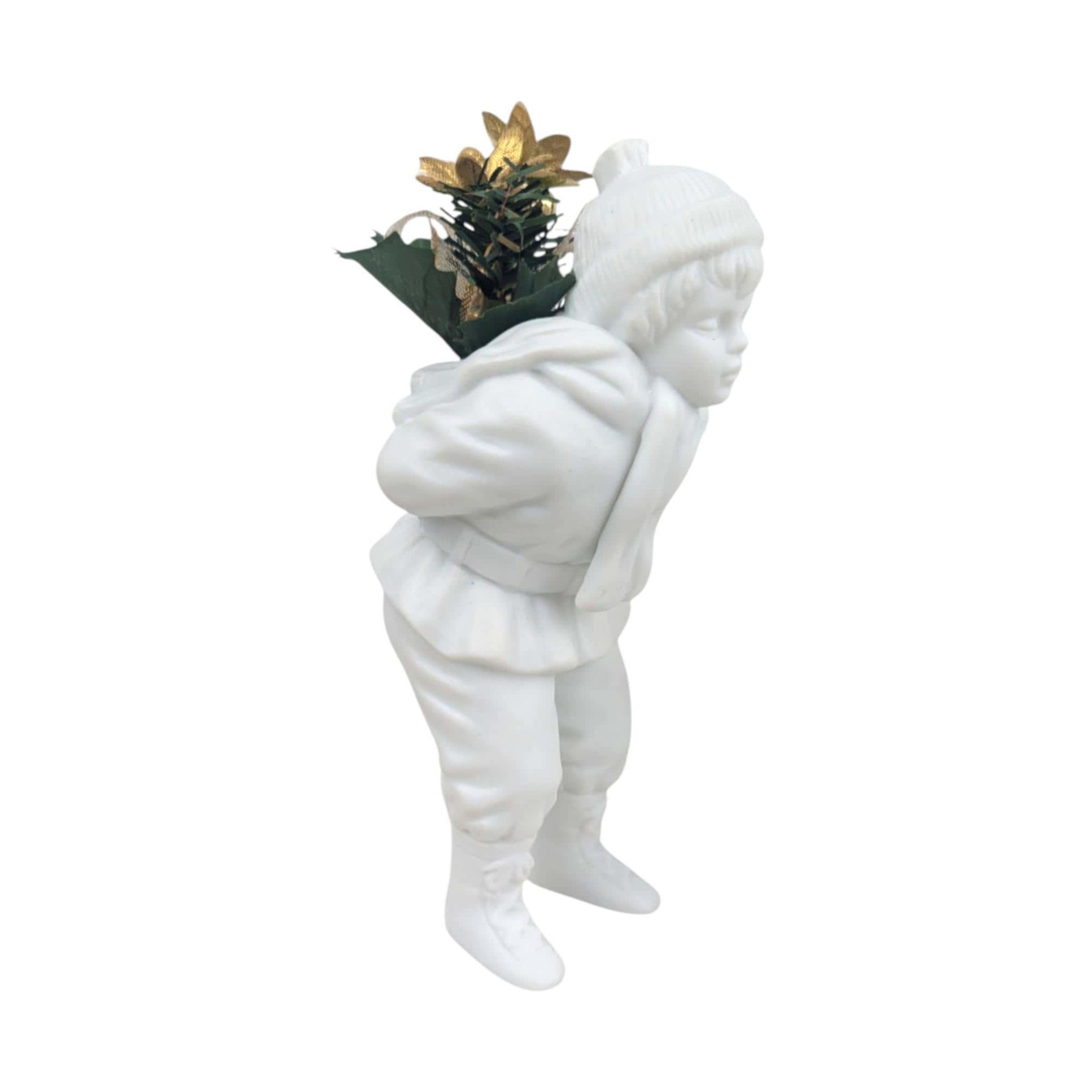 Vintage Dept 56 Silhouette Skating Figurine Pair