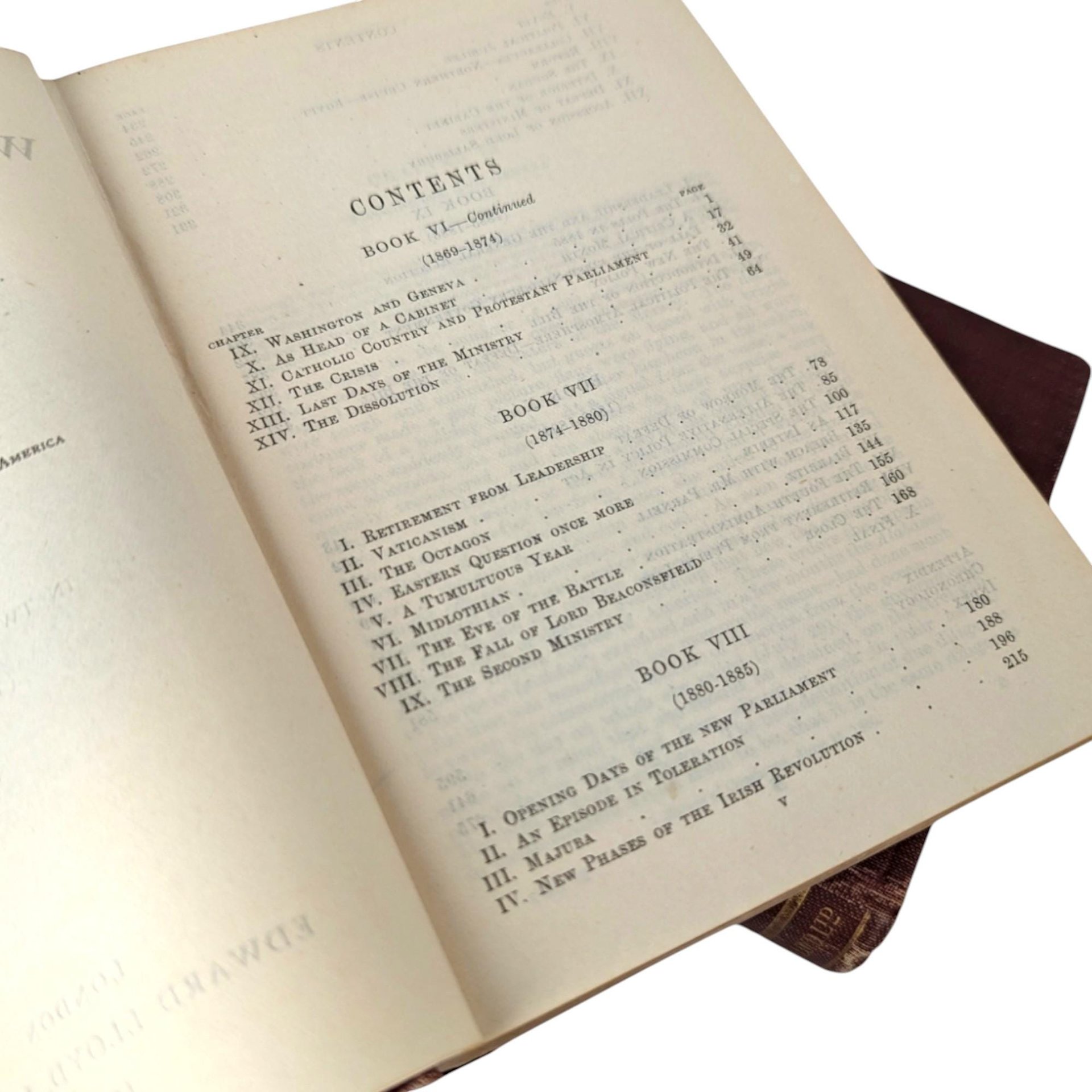 1908 Life of Gladstone Hardcover Set, John Morley