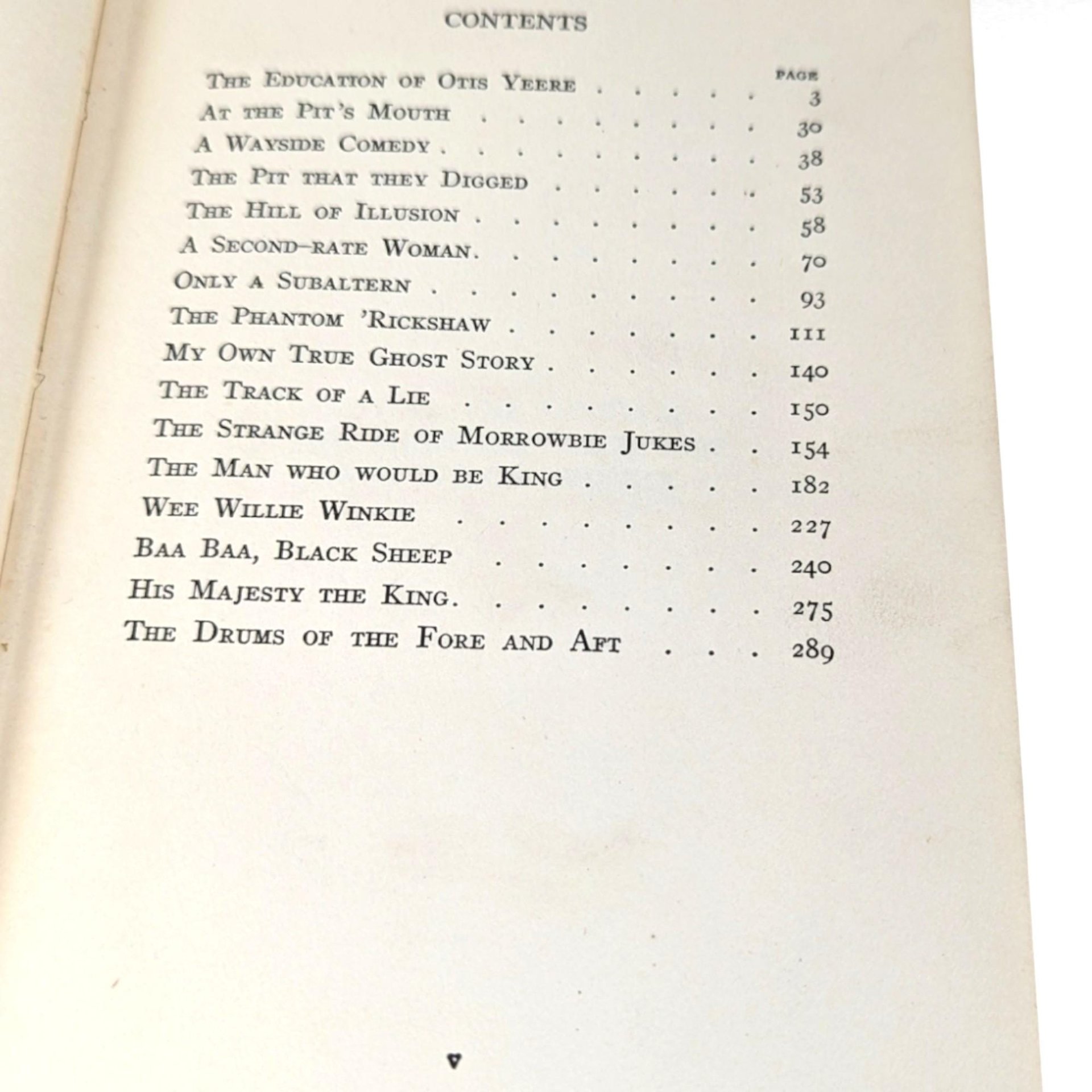1916 Under the Deodars Hardcover, Rudyard Kipling