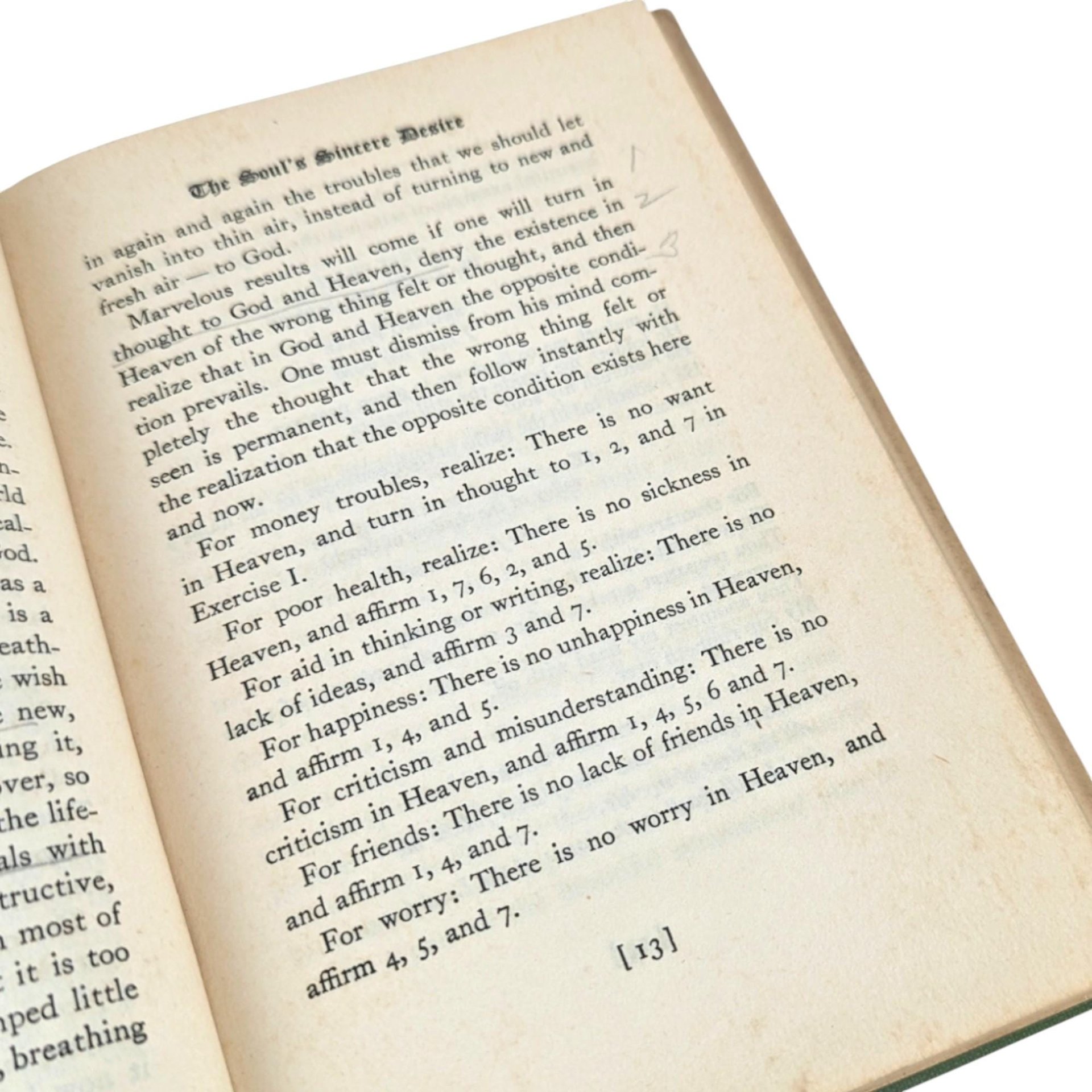 1946 The Soul's Sincere Desire Hardcover: Glenn Clark