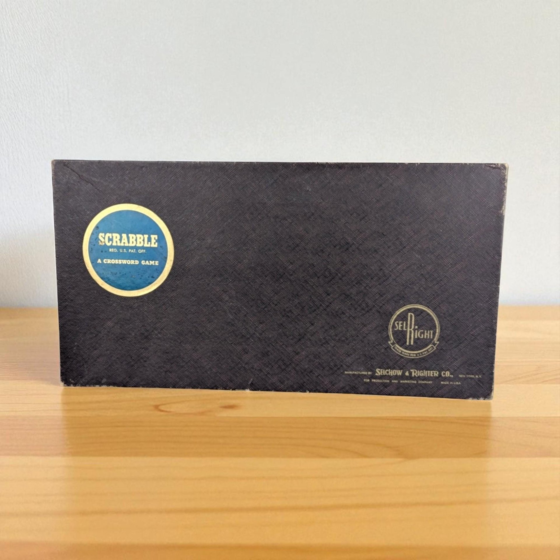 1953 Selchow & Righter Scrabble Board Game