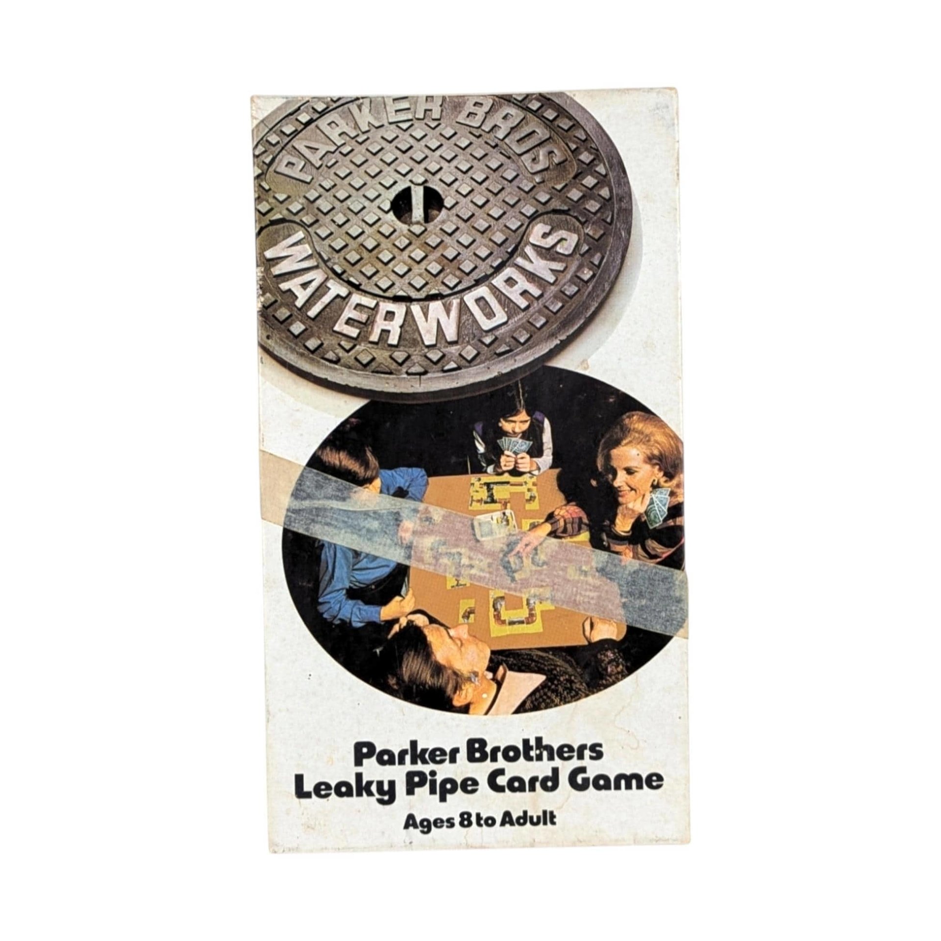 1972 Parker Brothers Waterworks Leaky Pipe Card Game