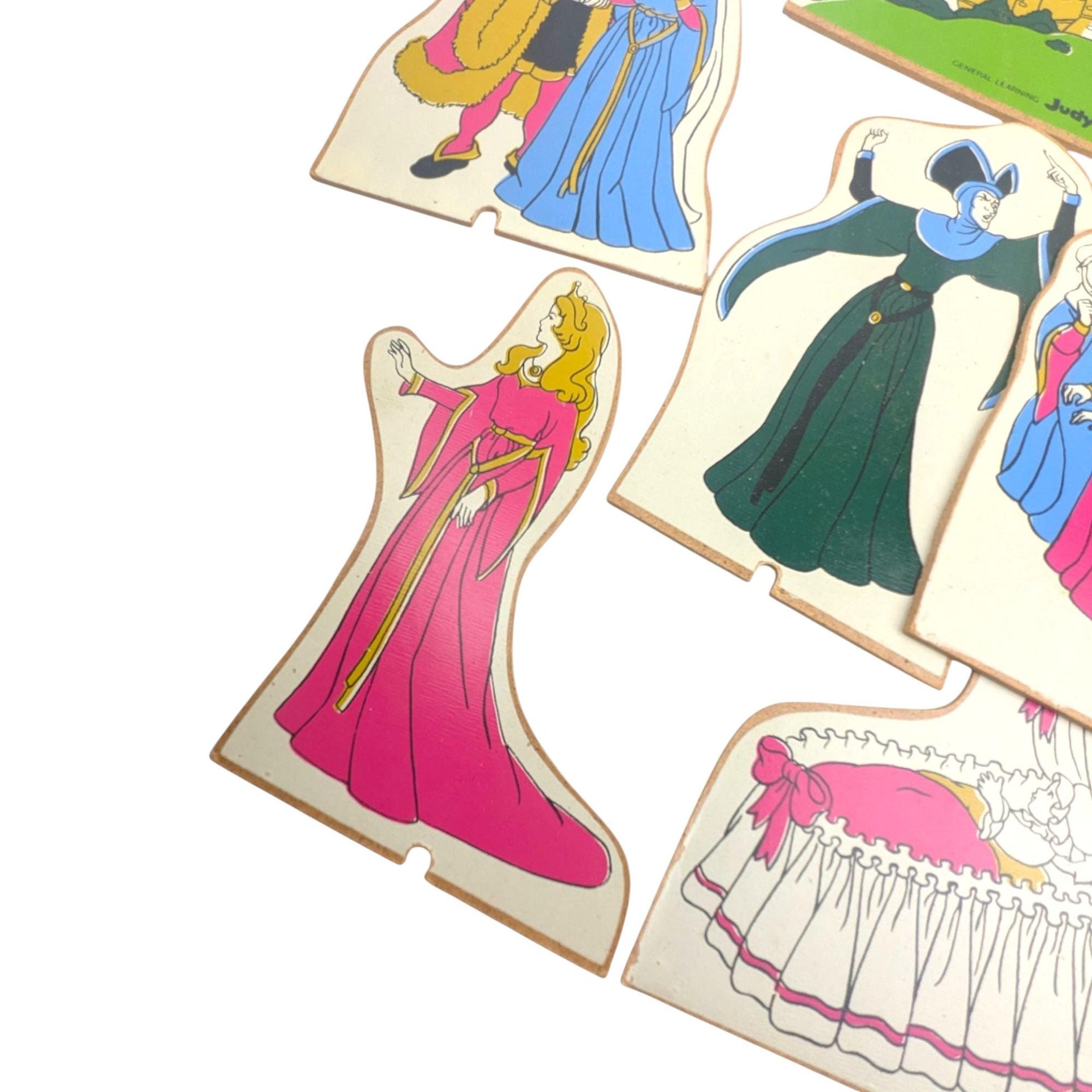 Vintage Sleeping Beauty Story Set: Judy Company 11 Pieces