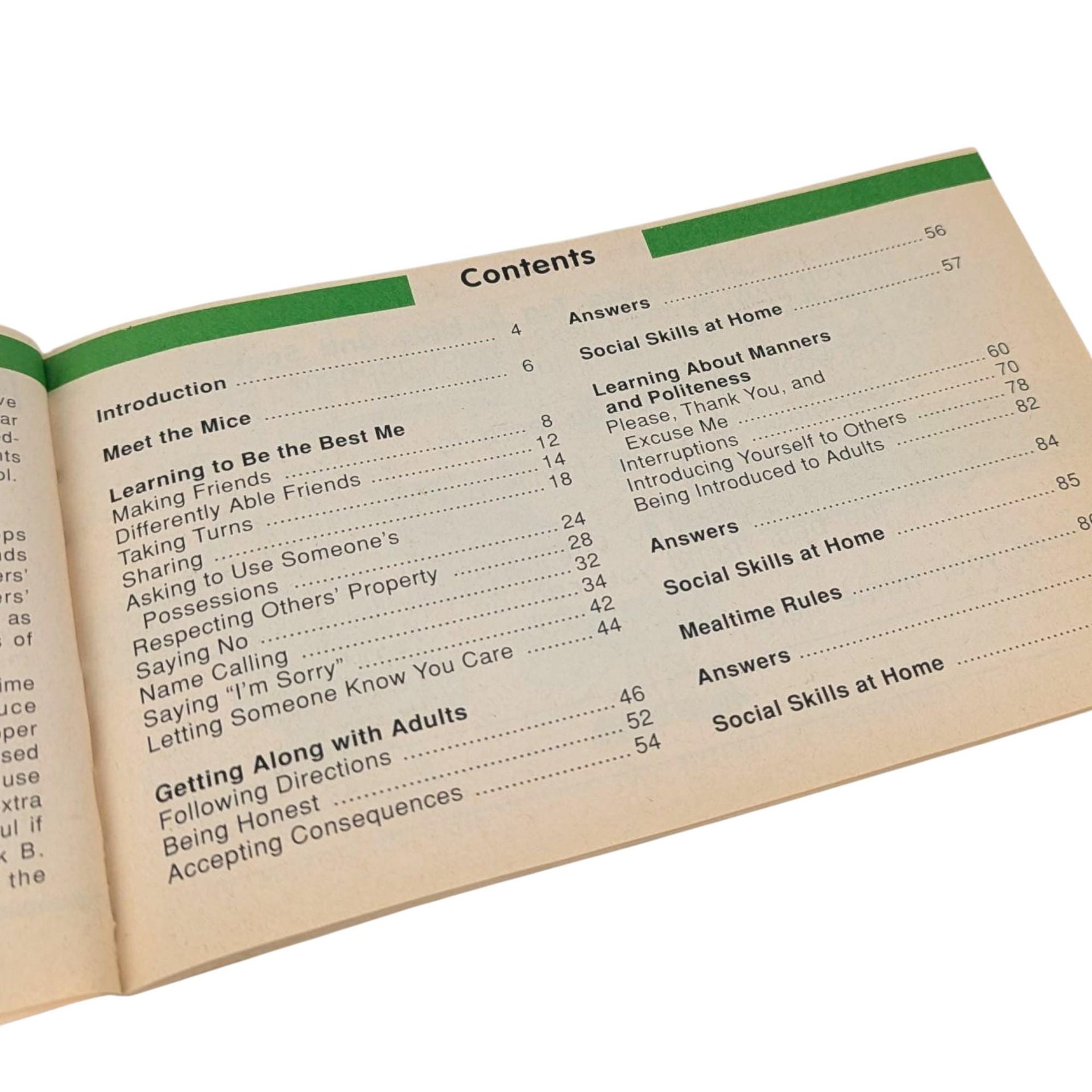 1990s, Essential Learning Products, Being The Best Me Social Skills Practice Book B, Softcover