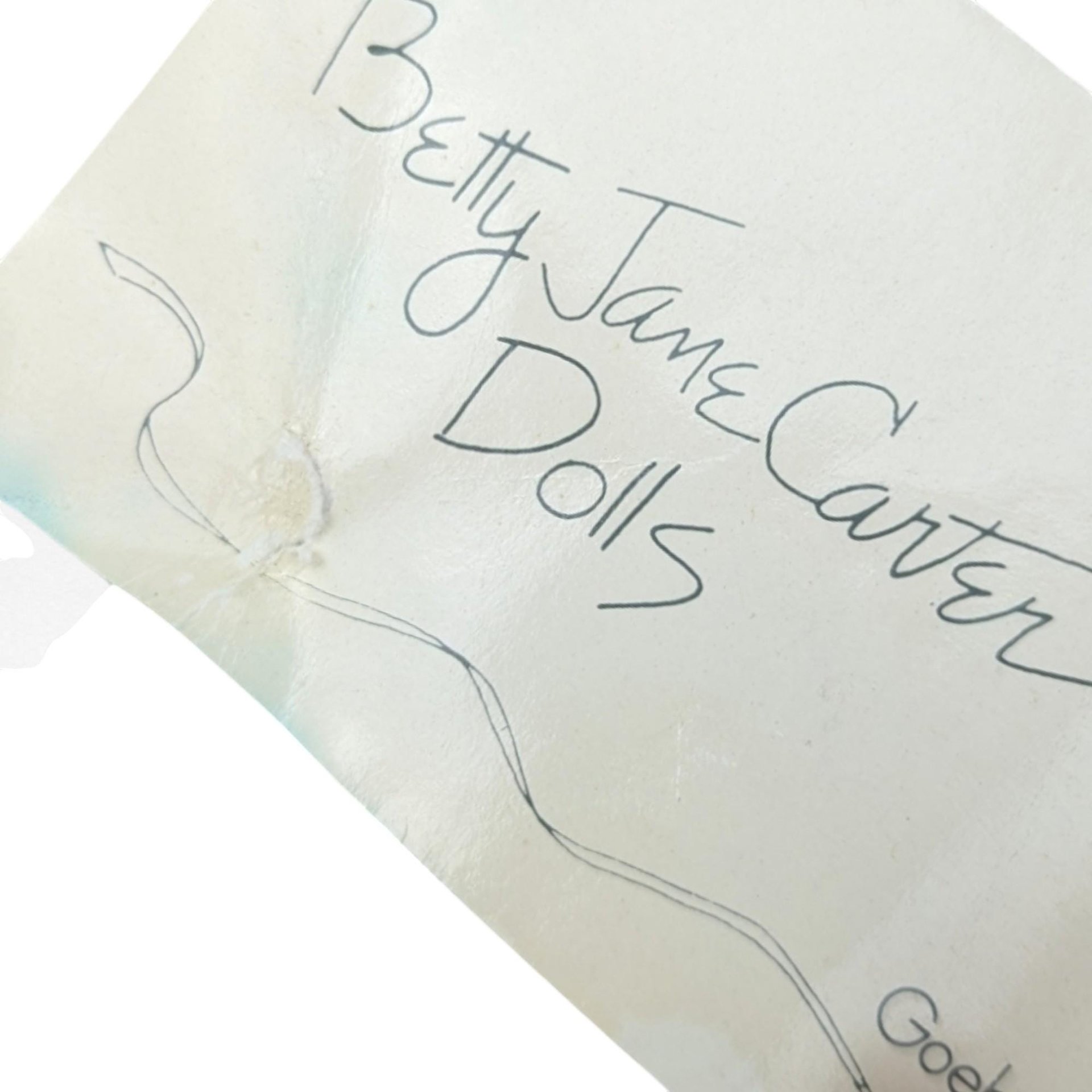 1990 Goebel Betty Jane Carter Gold Dust Musical Doll