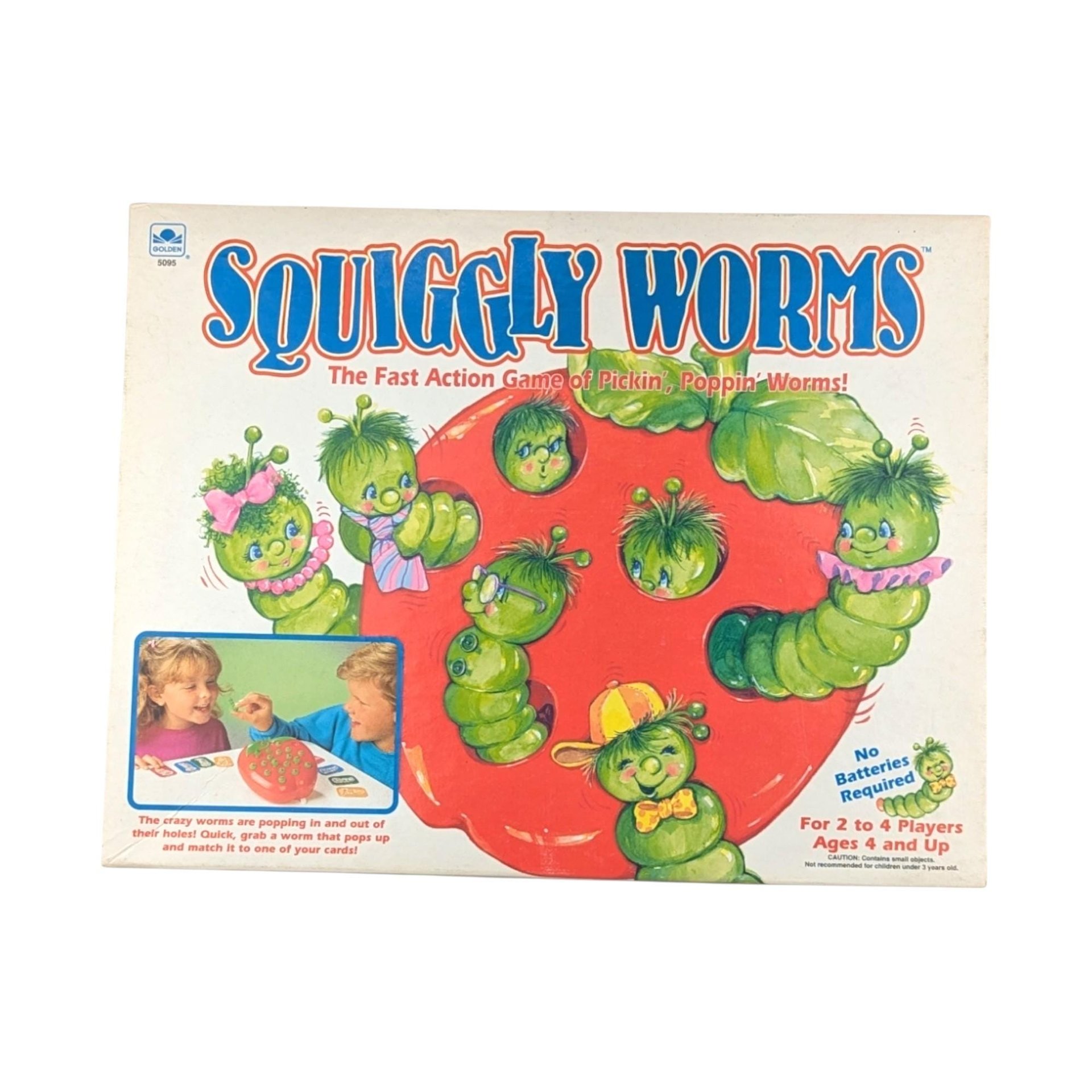 1991 Golden Squiggly Worms Game